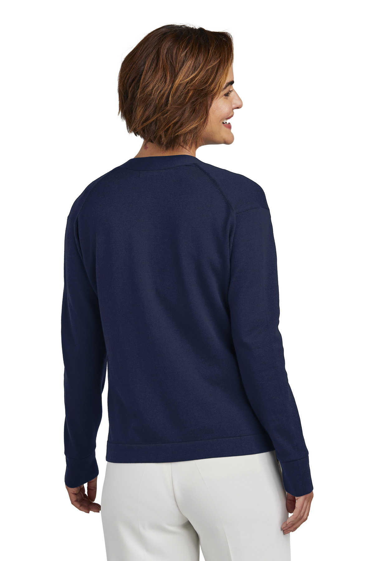 Brooks Brothers Women's Cotton Stretch Cardigan Sweater BB18405