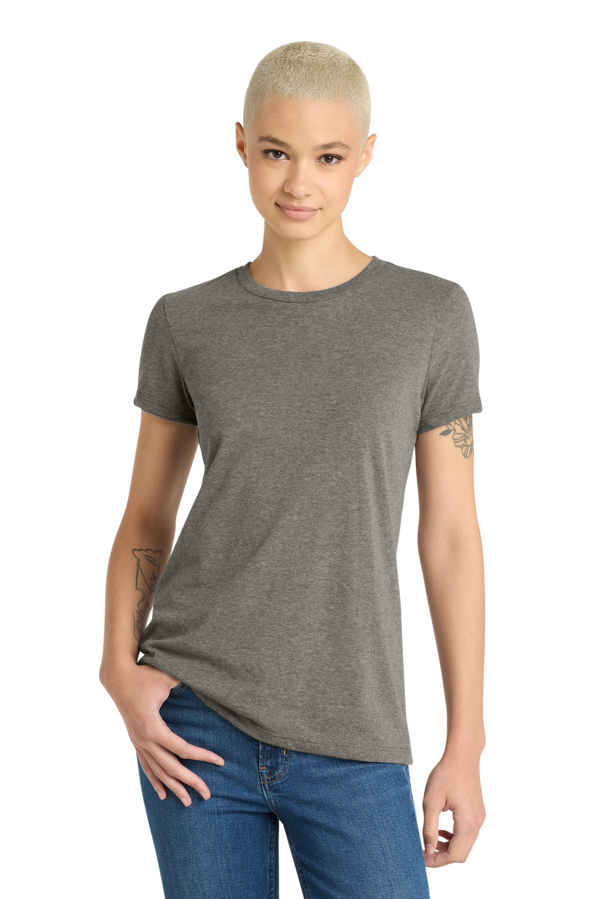 District ® Women's Very Important Tee ® . DT6002 - Grey Frost