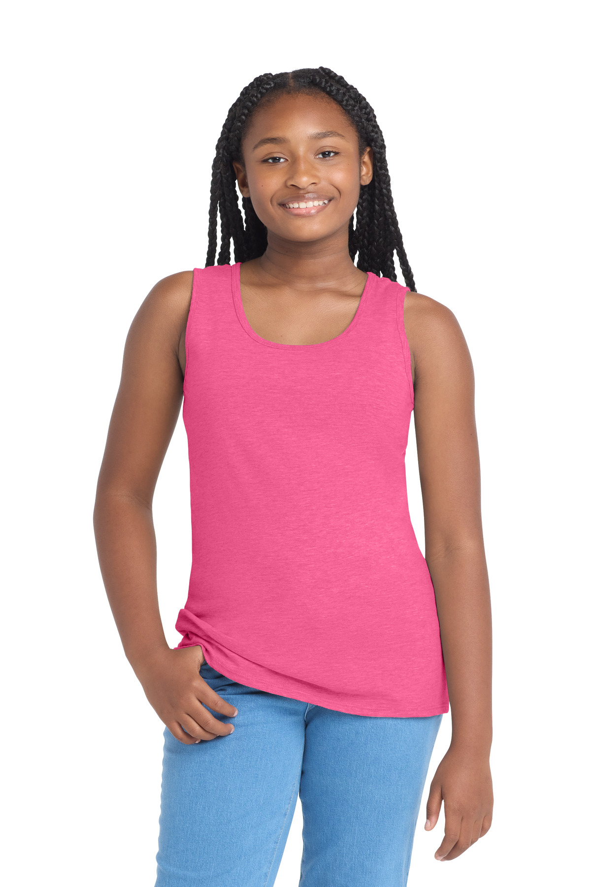 DISCONTINUED  District  ®  Girls V.I.T.    Tank. DT6303YG