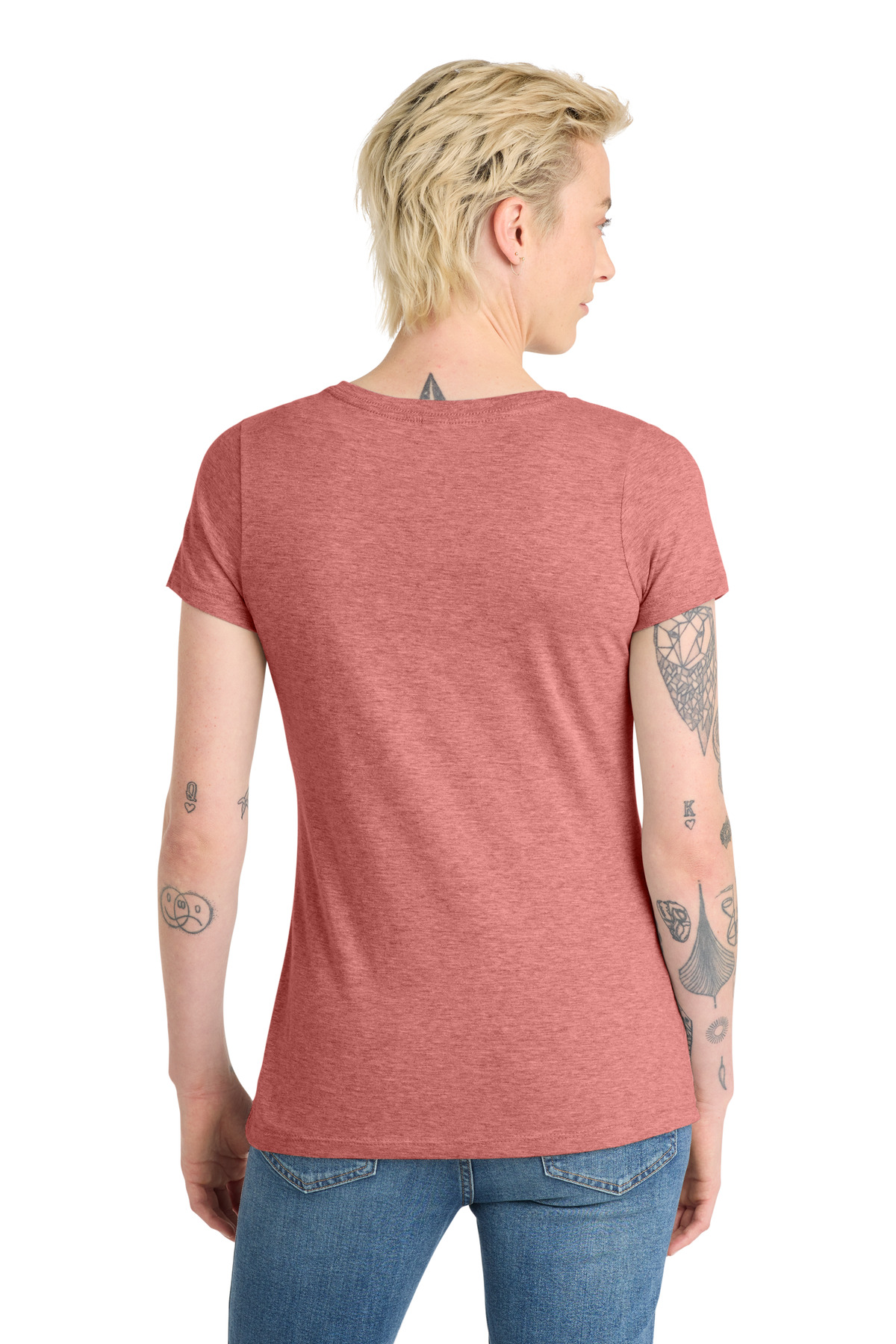 District Women's Very Important Tee V-Neck. DT6503