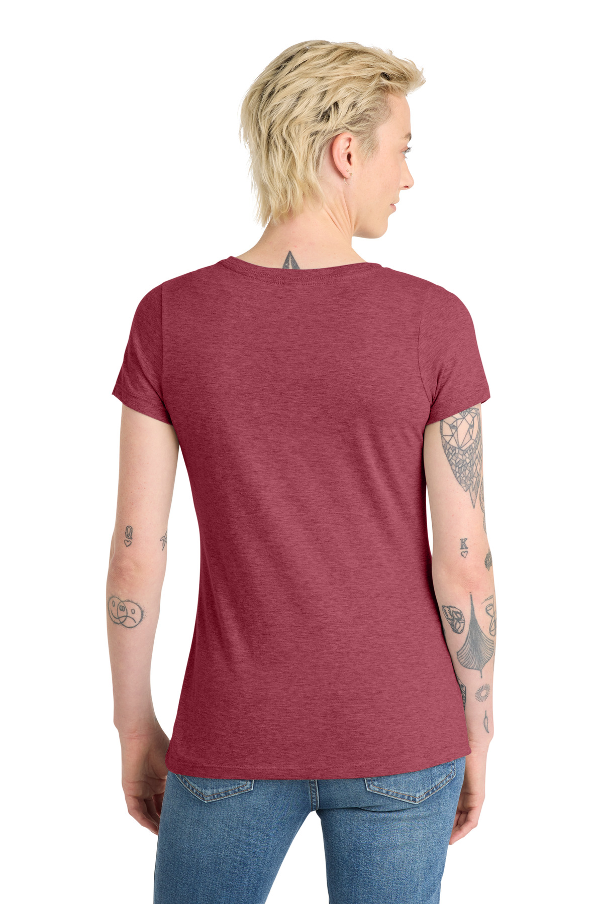 District Women's Very Important Tee V-Neck. DT6503