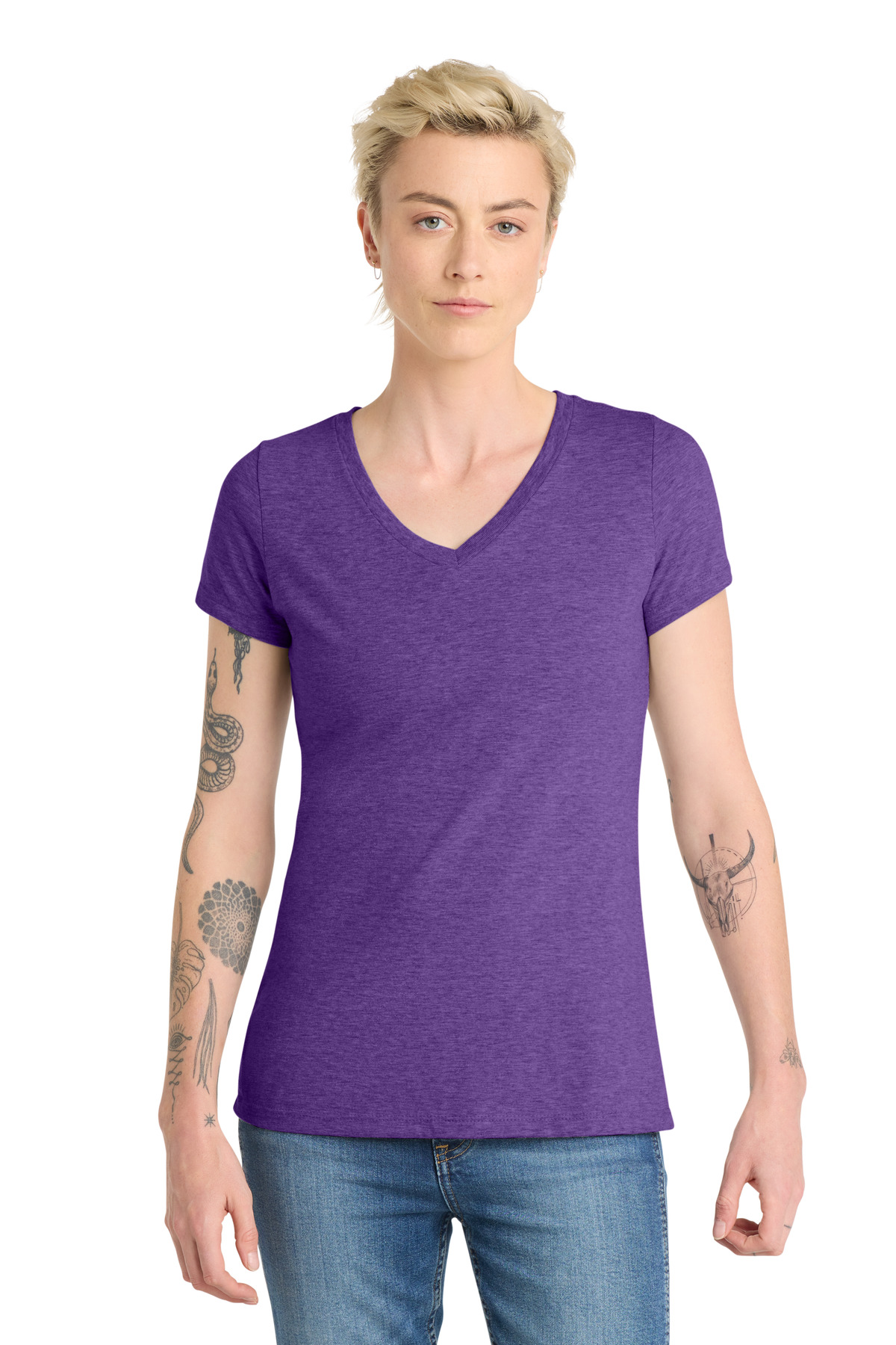 District DT6503 swatch in Heathered Purple