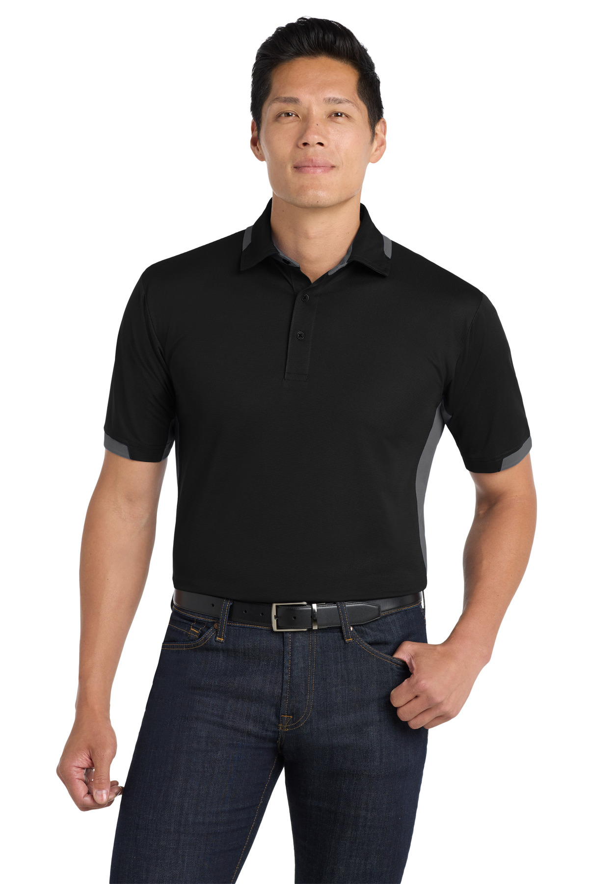 Port Authority Dry Zone Colorblock Ottoman Polo-Port Authority
