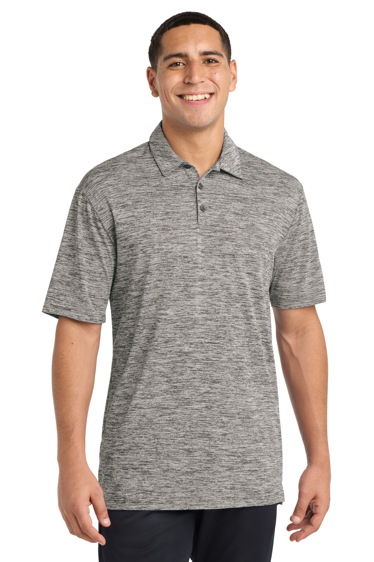 Sport-Tek Hospitality Polos & Knits ® PosiCharge ® Electric Heather Polo.-Sport-Tek