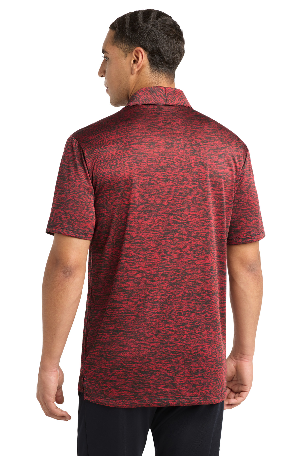 Sport-Tek PosiCharge Electric Heather Polo. ST590