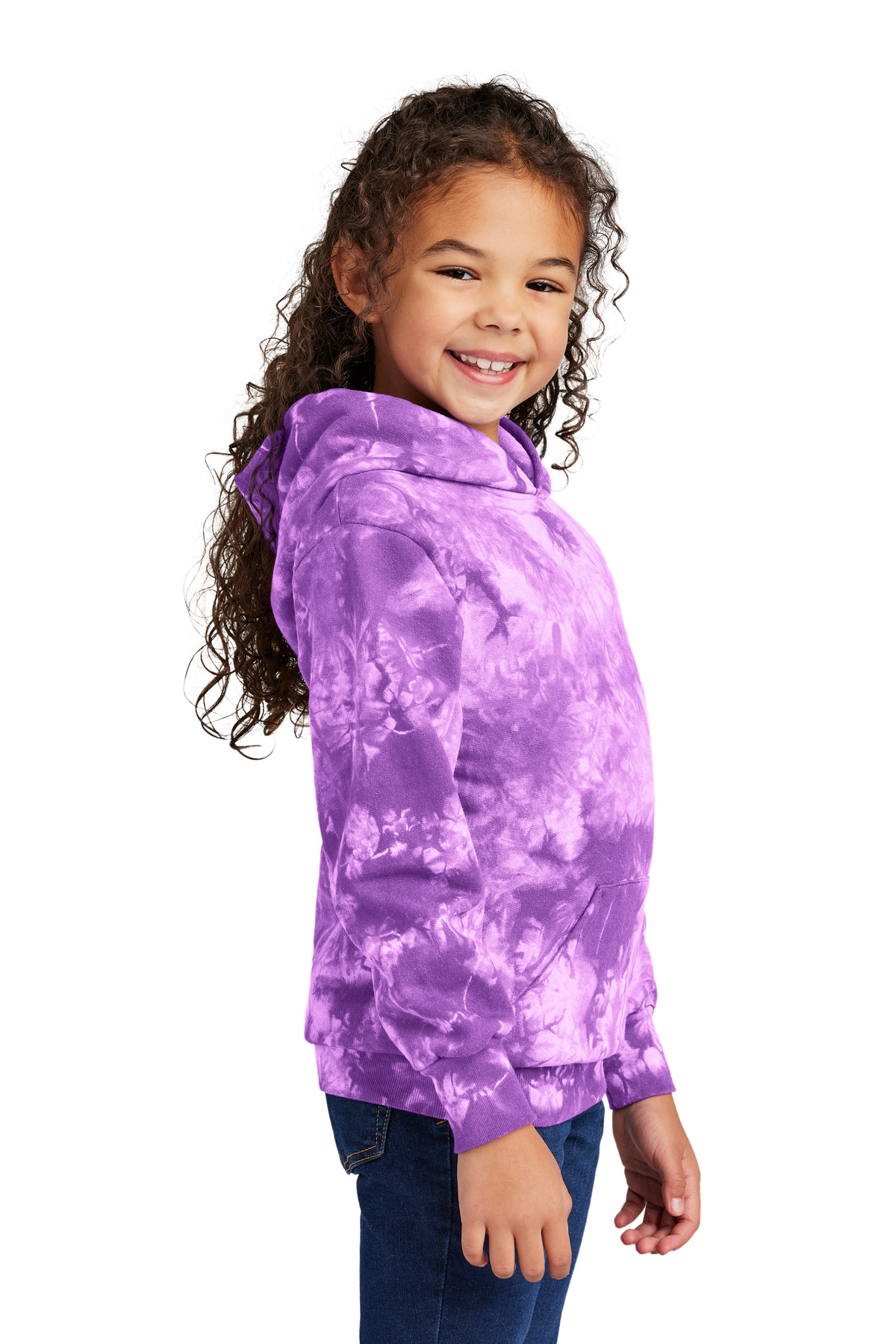 Port & Co Youth Crystal Tie-Dye Pullover Hoodie PC144Y