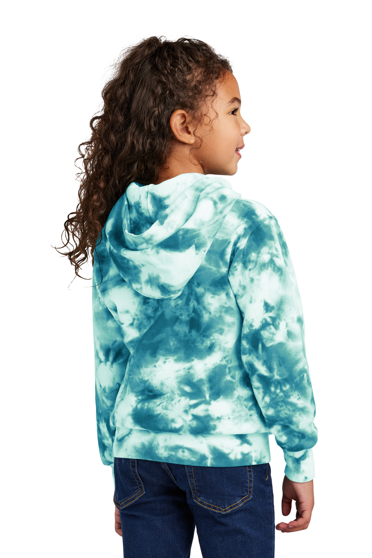 Port & Company Youth Crystal Tie-Dye Pullover Hoodie PC144Y