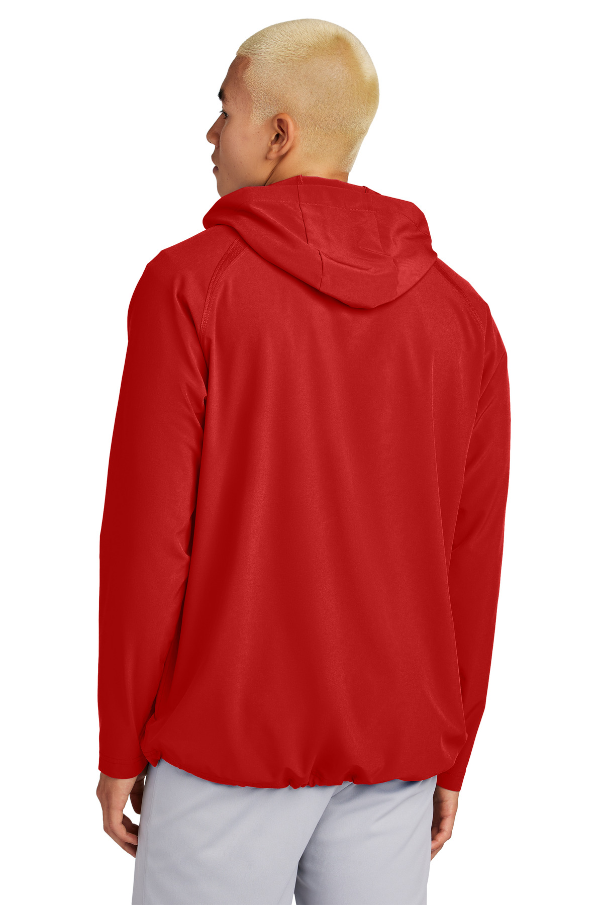 Sport-Tek Repeat 1/2-Zip Long Sleeve Hooded Jacket JST488