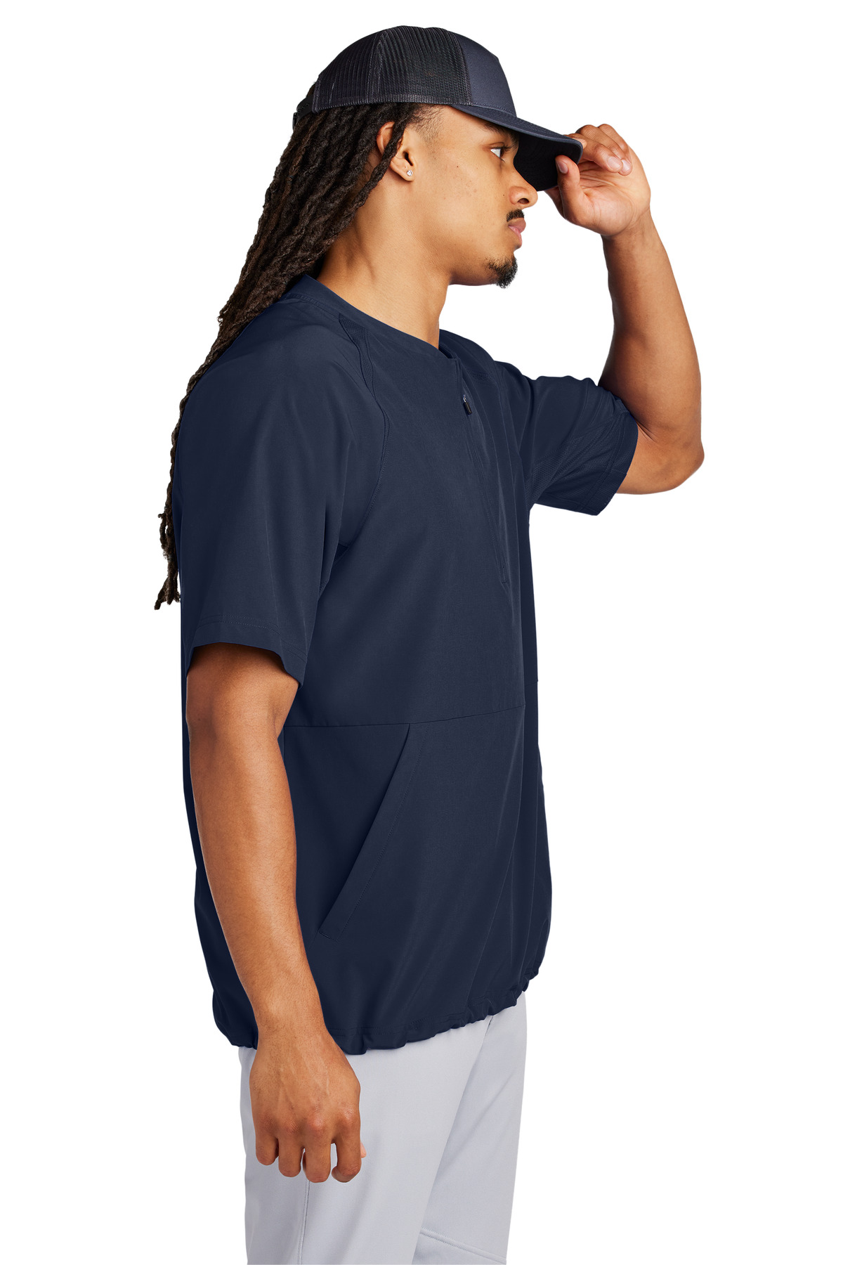 Sport-Tek Repeat 1/2-Zip Short Sleeve Jacket JST489