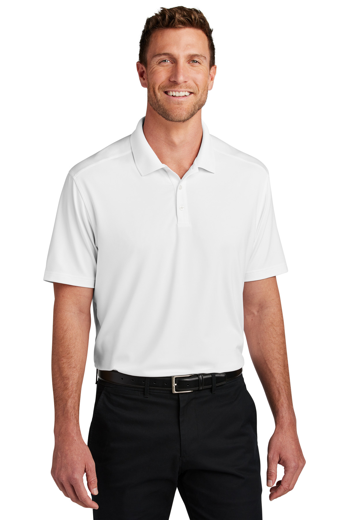 Port Authority ® City Stretch Flat Knit Polo K683 - Image 3