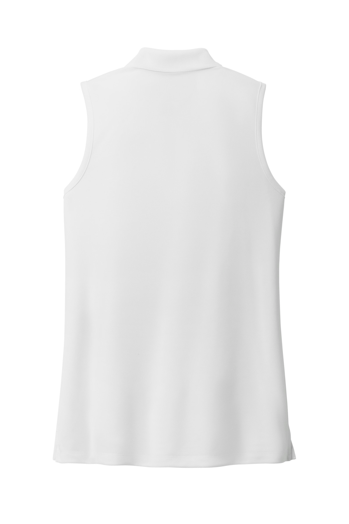 Port Authority Women's Dry Zone UV Micro-Mesh Sleeveless Polo LK110SV in White — Back