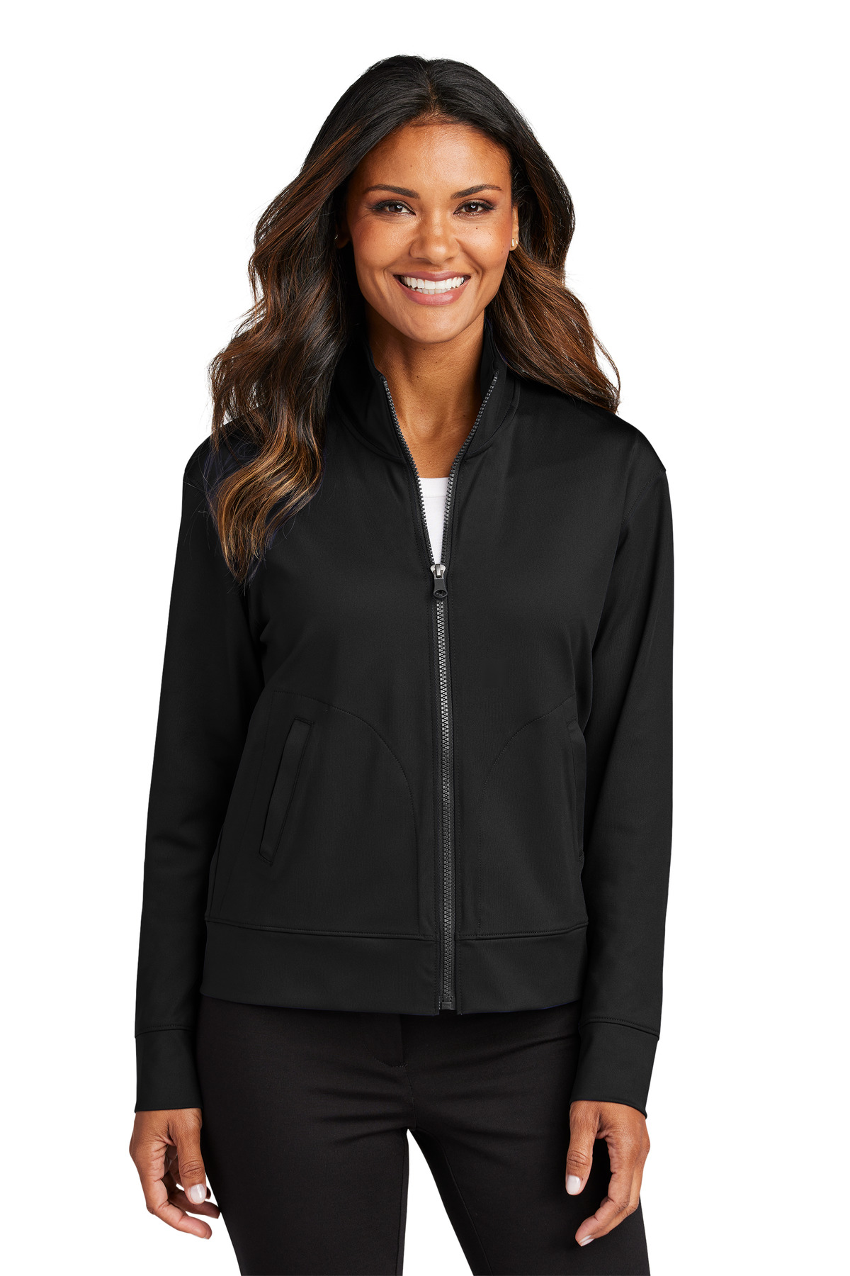 Port Authority ® Women's C-FREE ® Double Knit Full-Zip LK881 - Image 4