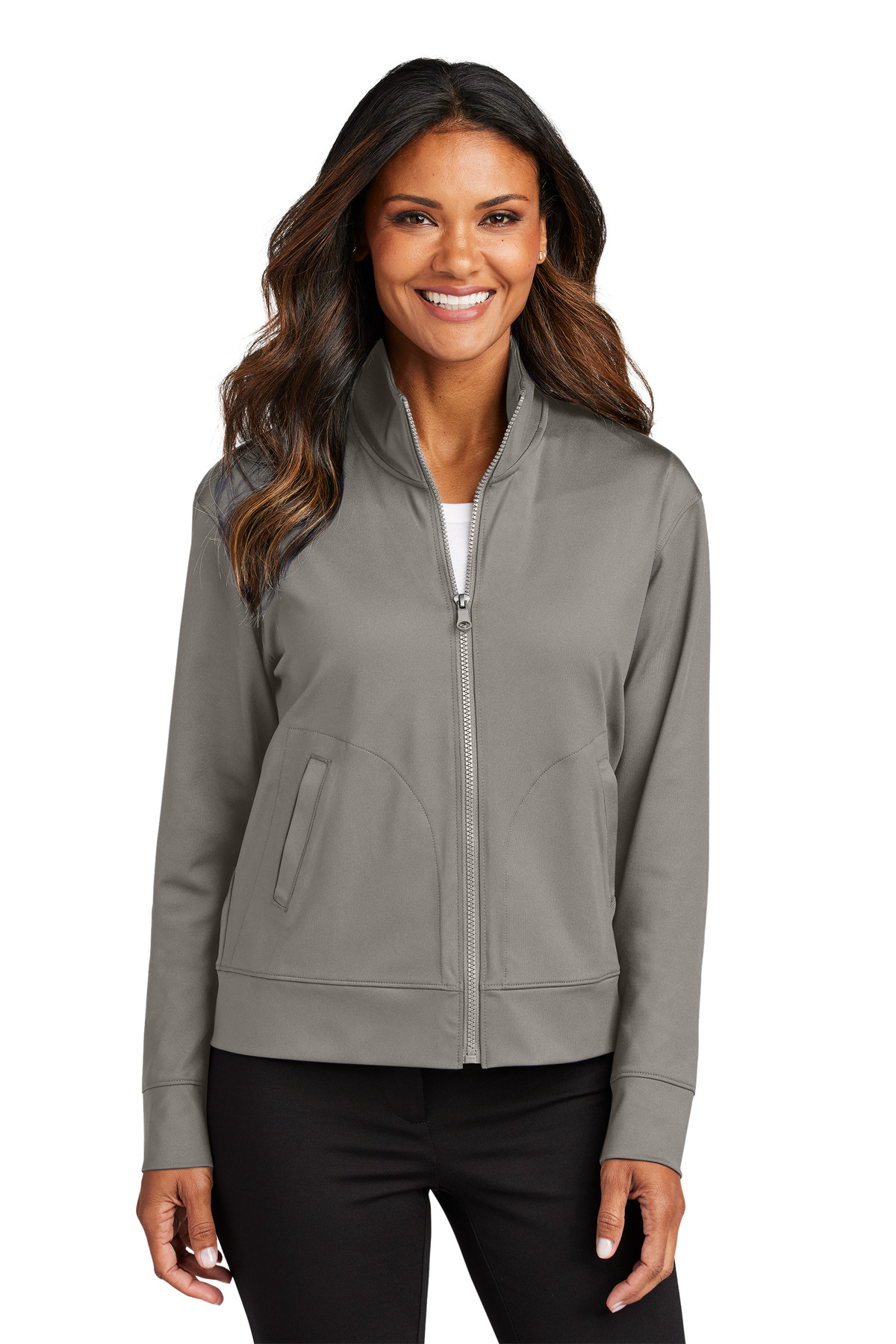 Port Authority ® Women's C-FREE ® Double Knit Full-Zip LK881 - Image 2
