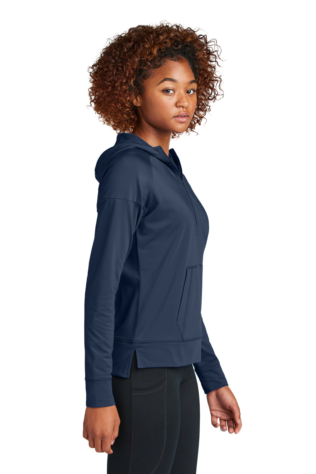 Sport-Tek Women's Sport-Wick Stretch 1/2-Zip Hoodie LST856