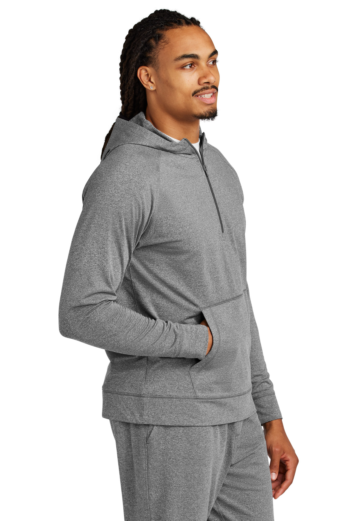 Sport-Tek Sport-Wick Stretch 1/2-Zip Hoodie ST856