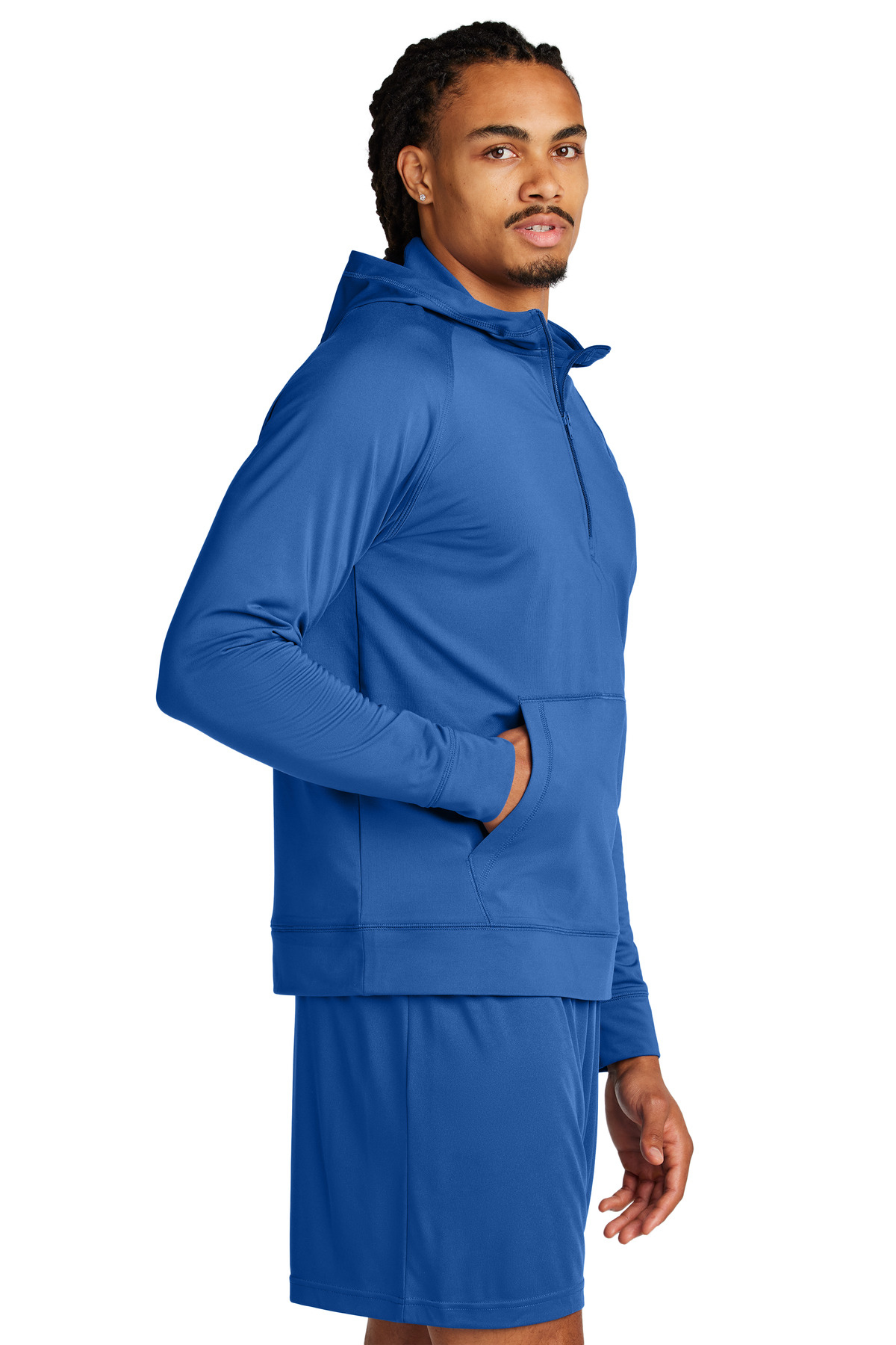 Sport-Tek Sport-Wick Stretch 1/2-Zip Hoodie ST856