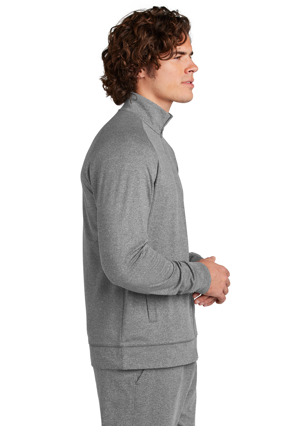 Sport-Tek Sport-Wick Stretch Full-Zip Cadet Jacket ST857