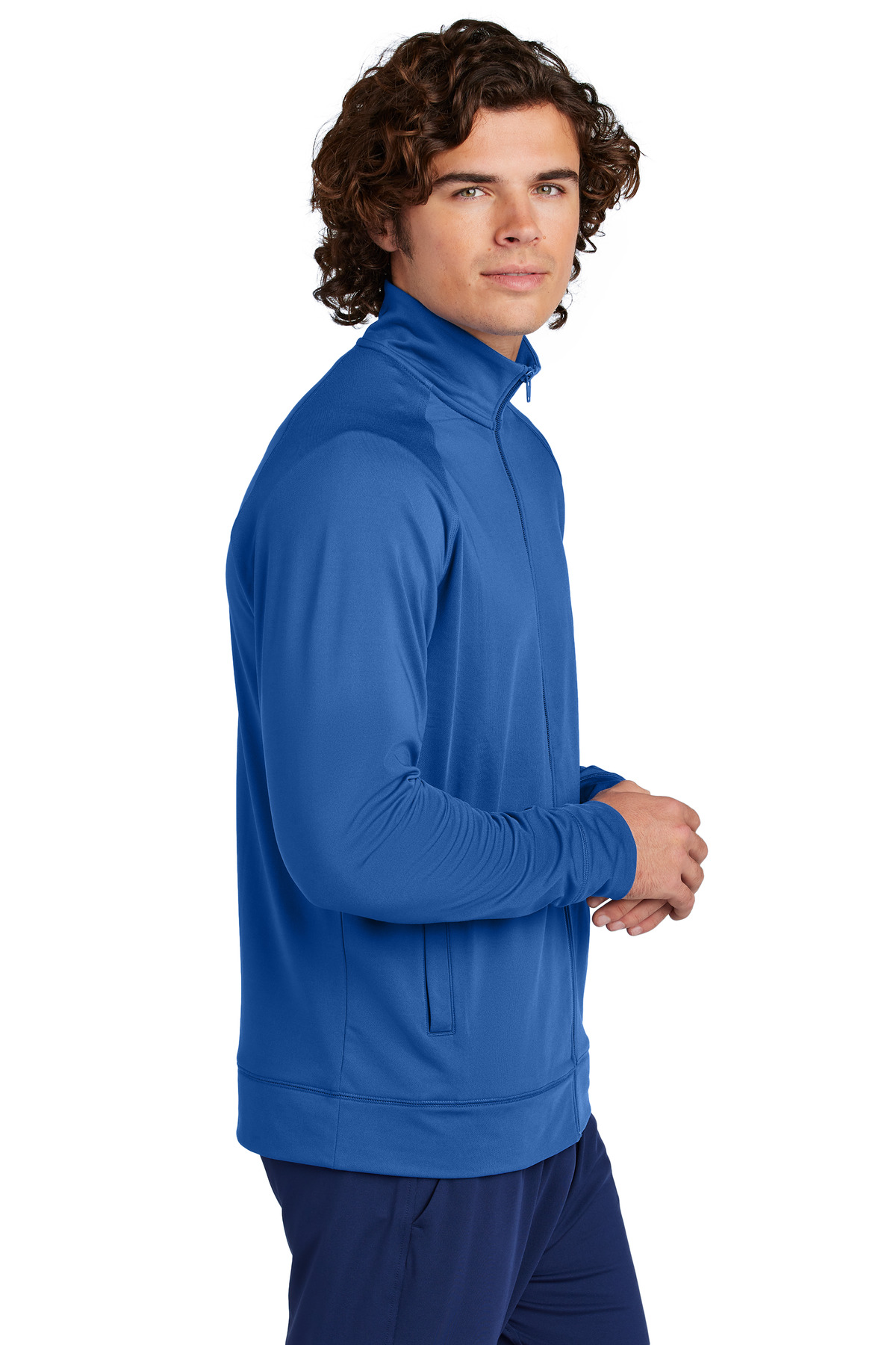 Sport-Tek Sport-Wick Stretch Full-Zip Cadet Jacket ST857
