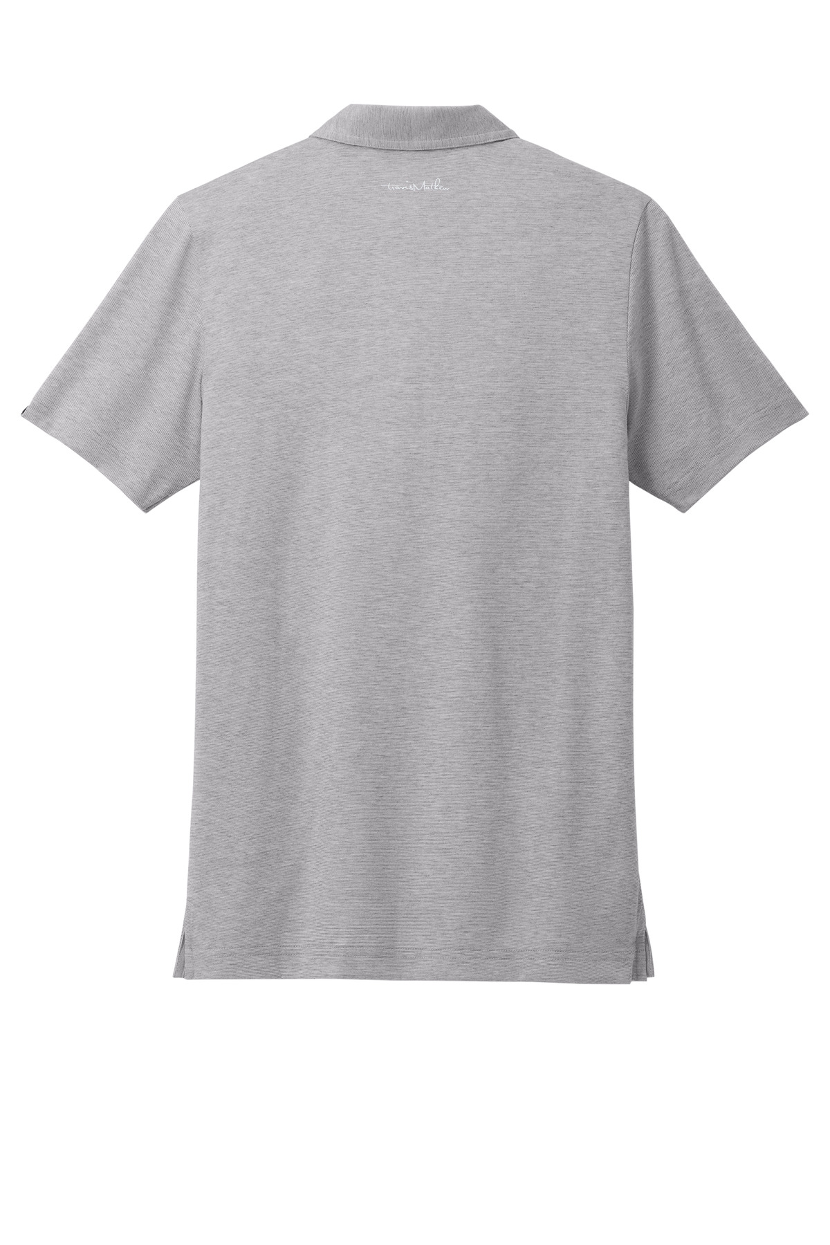 TravisMathew Sunnyvale Polo TM1MAA369 in Light Grey Heather — Back