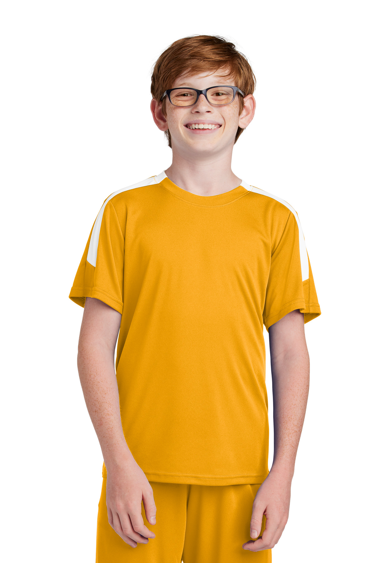 Sport-Tek ® Youth Competitor ™ United Crew YST100 - Gold/ White