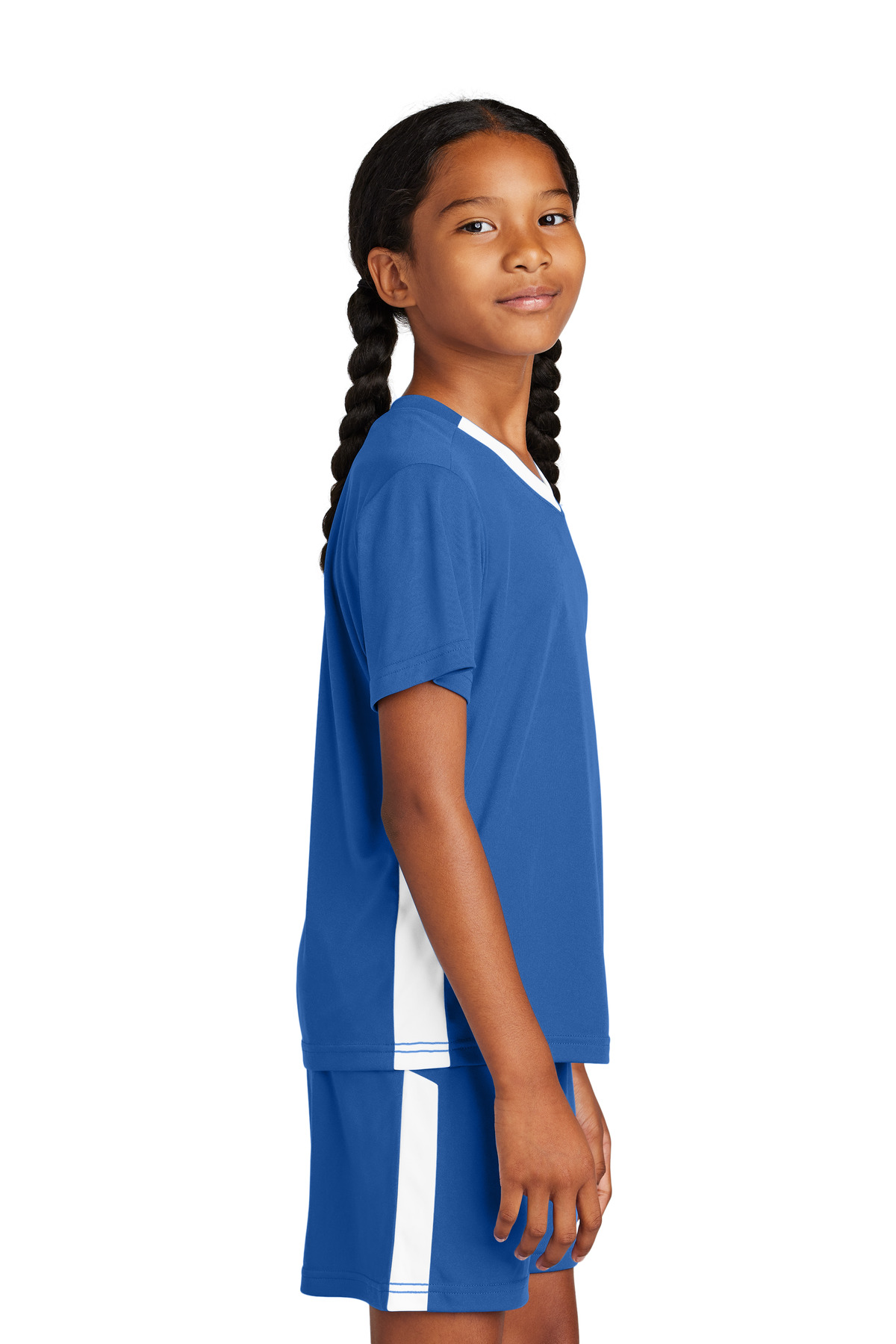 Sport-Tek Youth Competitor United V-Neck YST101
