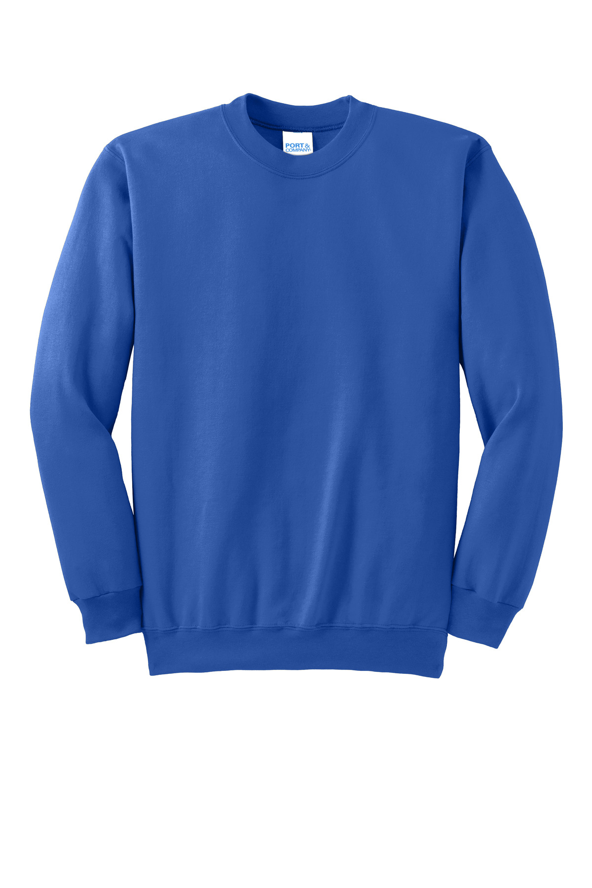 Port & Co Tall Essential Fleece Crewneck Sweatshirt. PC90T