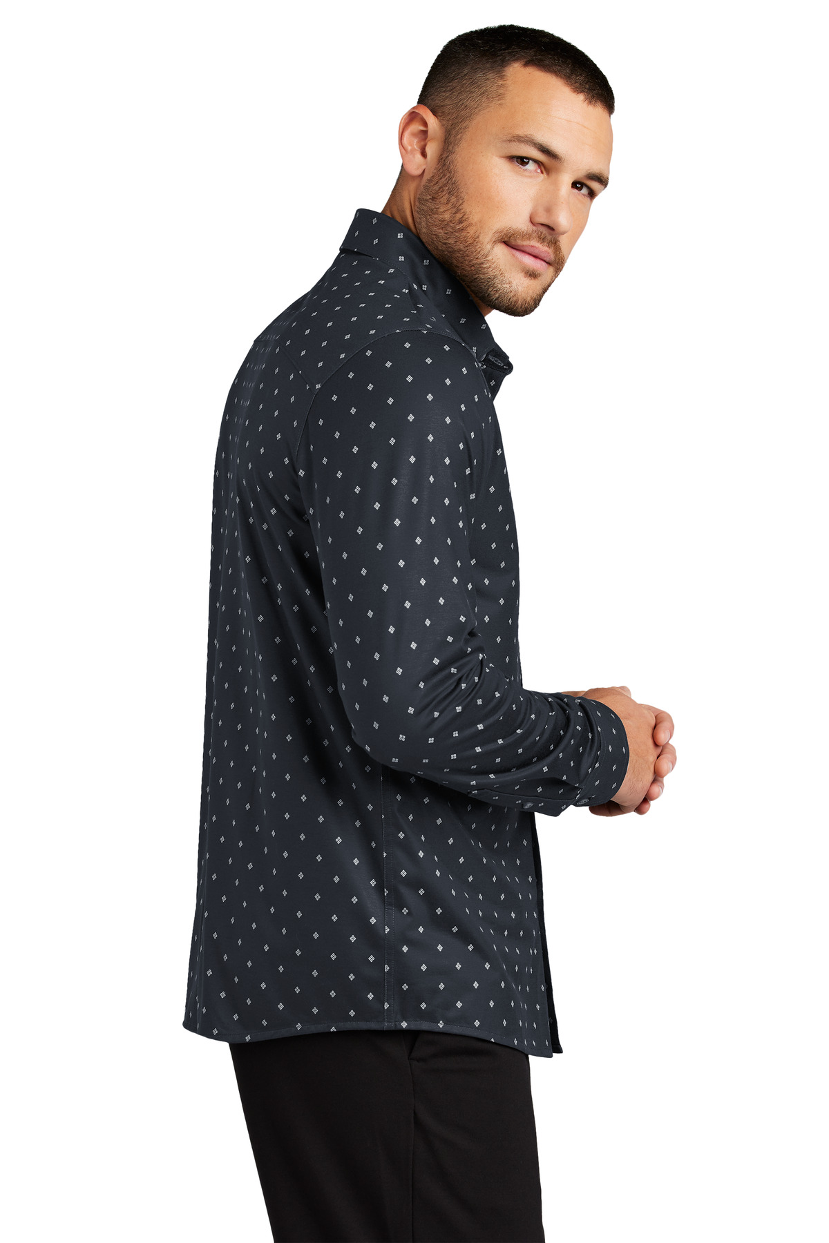 Mercer+Mettle Stretch Jersey Long Sleeve Shirt MM1018