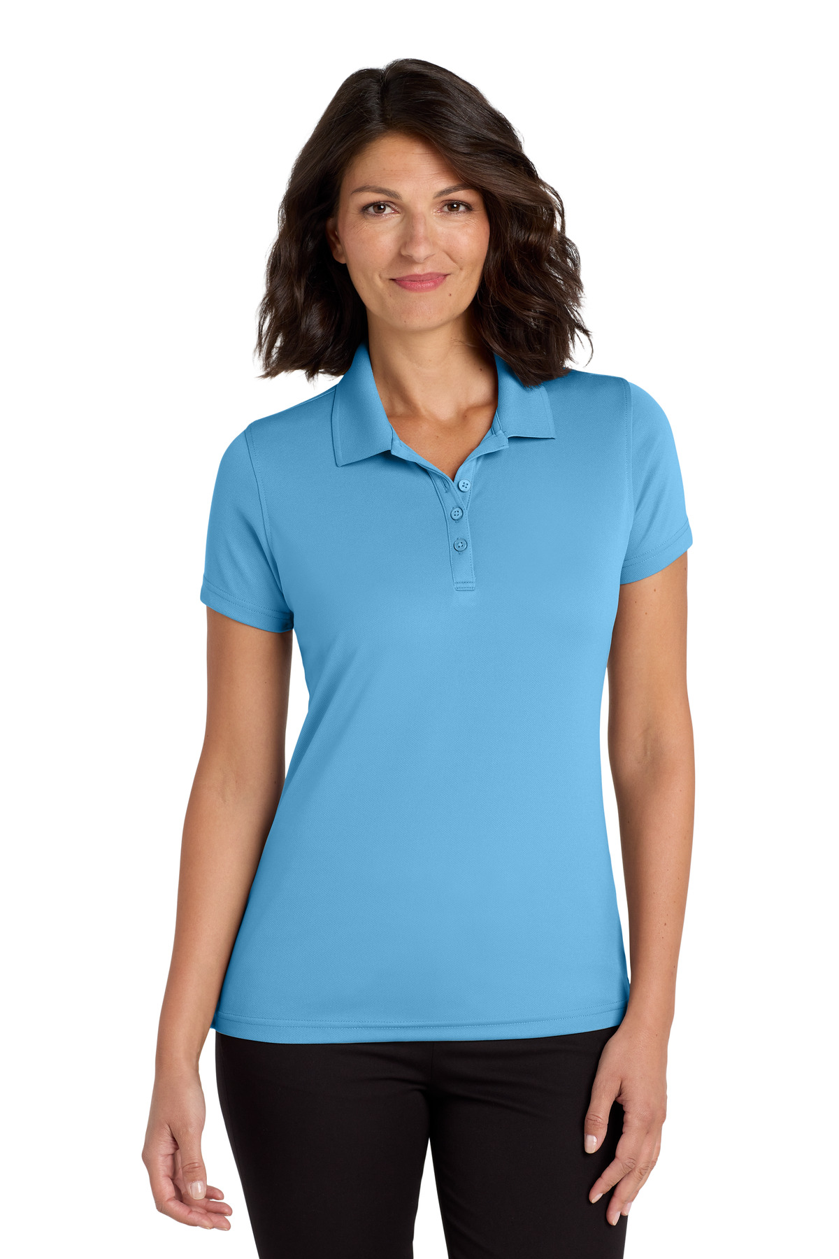 Port Authority ® Women's Dry Zone ® UV Micro-Mesh Polo. LK110 - Image 3