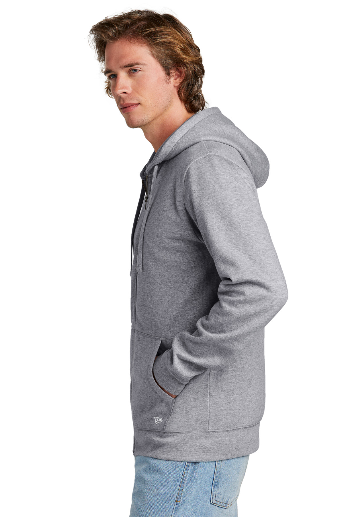 New Era Comeback Fleece Full-Zip Hoodie NEA551