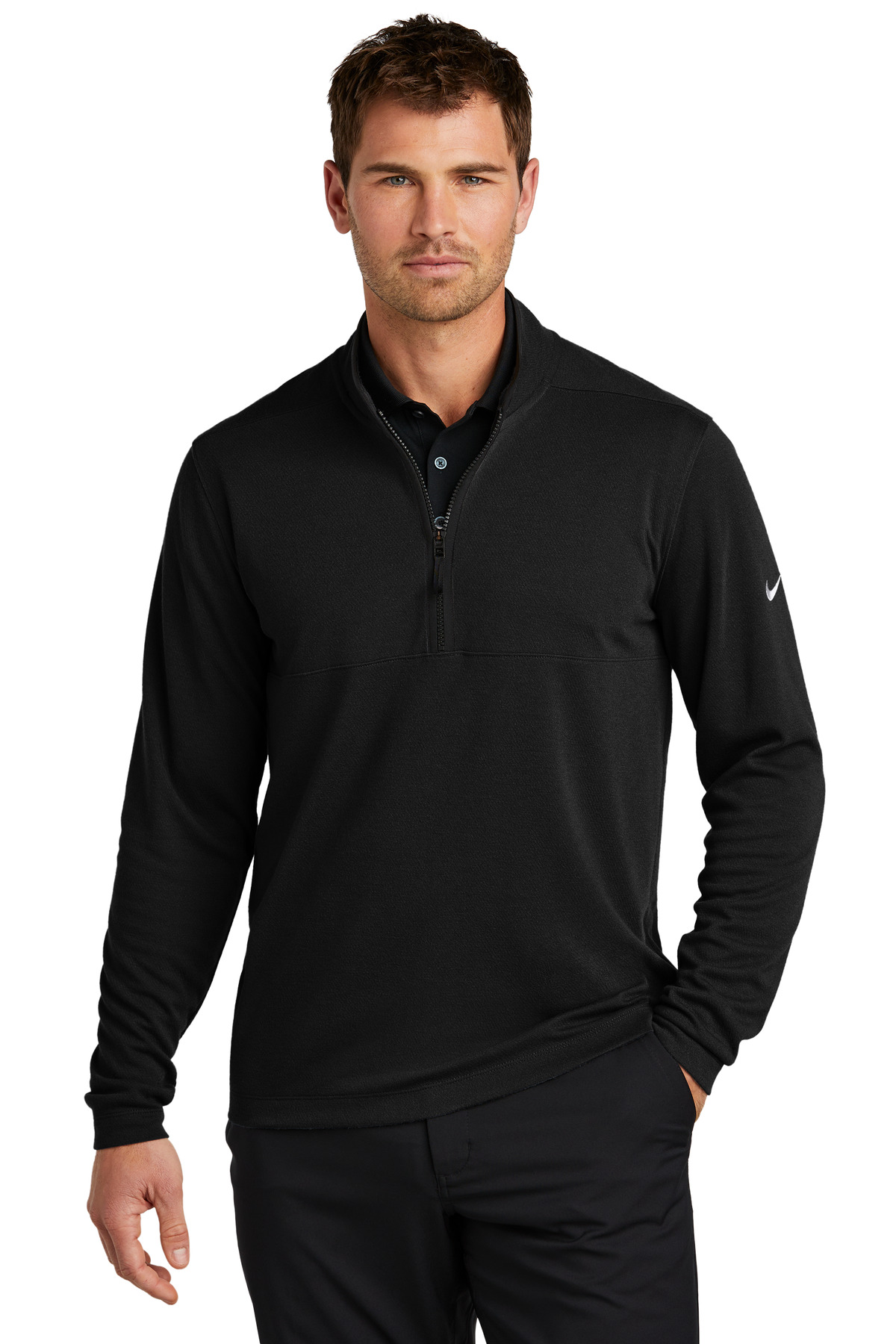 Nike Textured 1/2-Zip Cover-Up-
