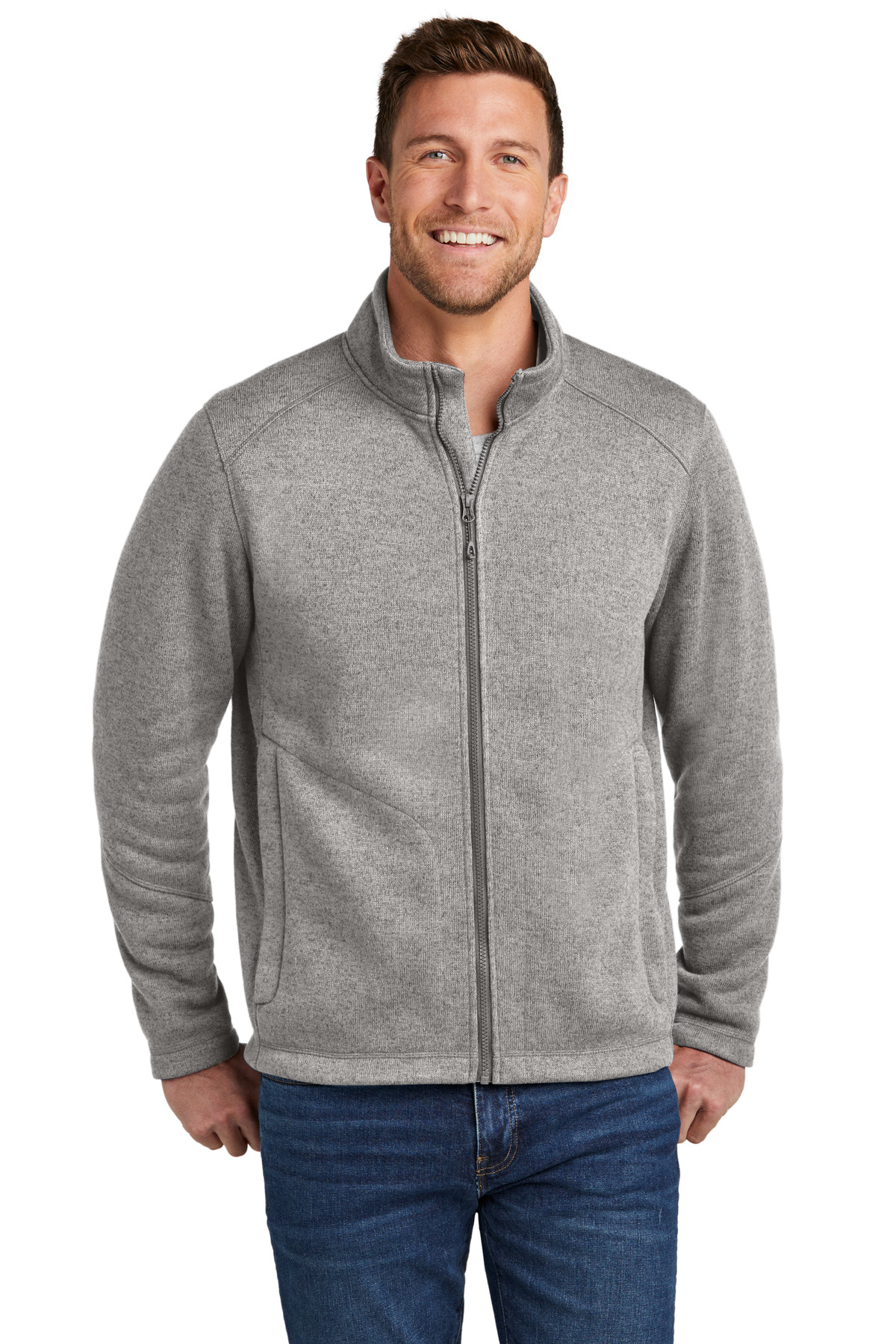 Port Authority Arc Sweater Fleece Jacket-Port Authority