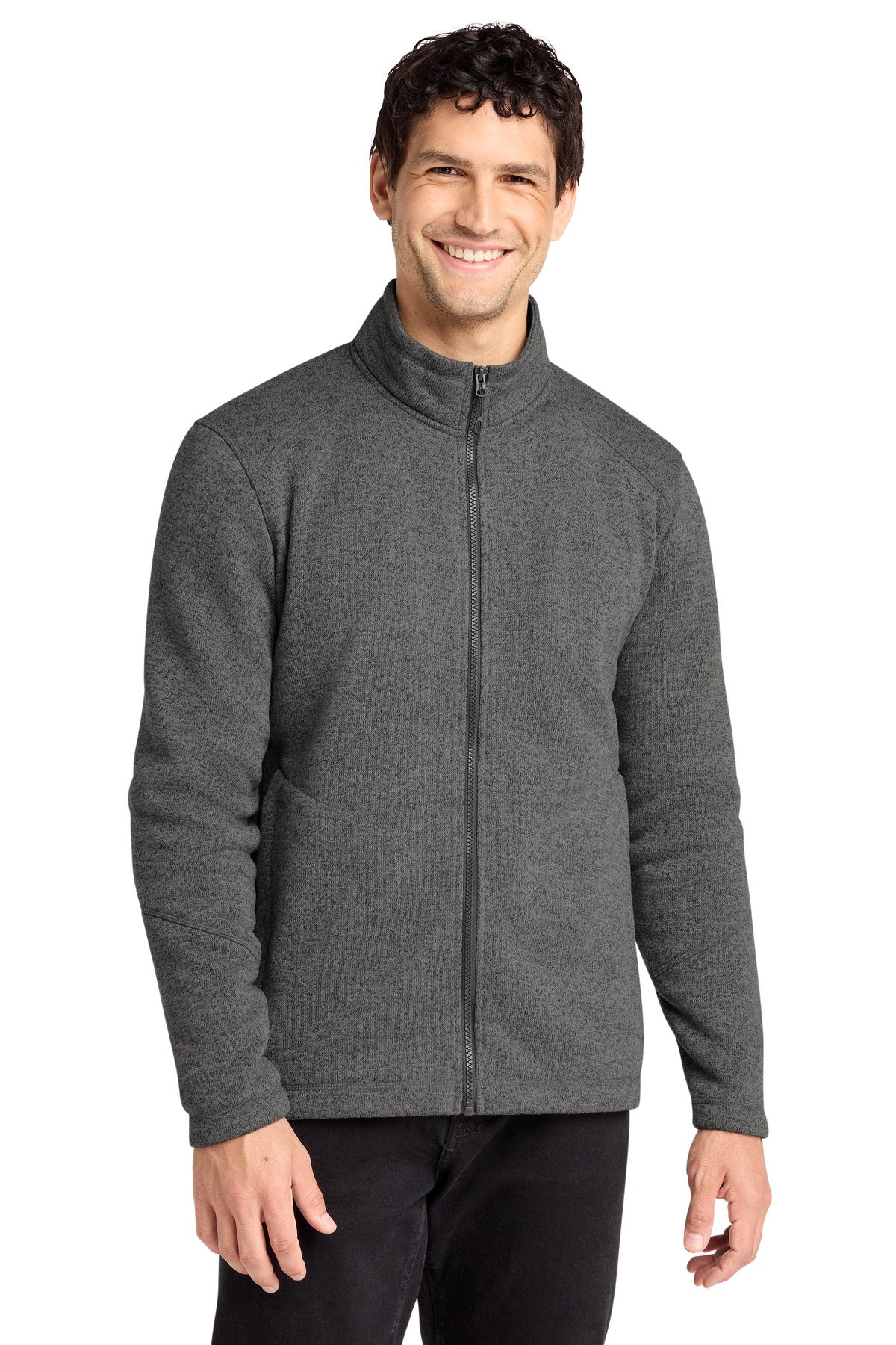 Port Authority ® Arc Sweater Fleece Jacket F428 - Image 2