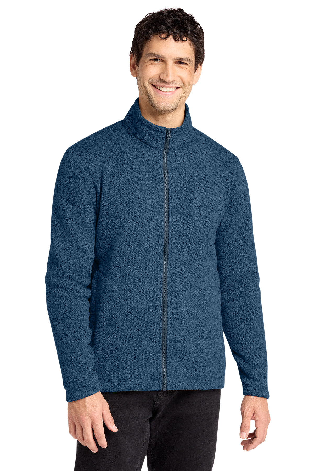 Port Authority ® Arc Sweater Fleece Jacket F428 - Image 3