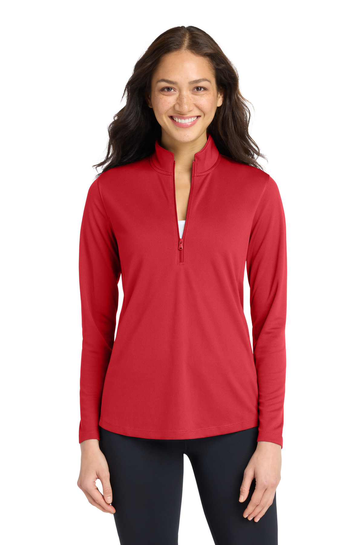Port Authority ® Women's Dry Zone ® UV Micro-Mesh 1/4-Zip LK112 - Image 3