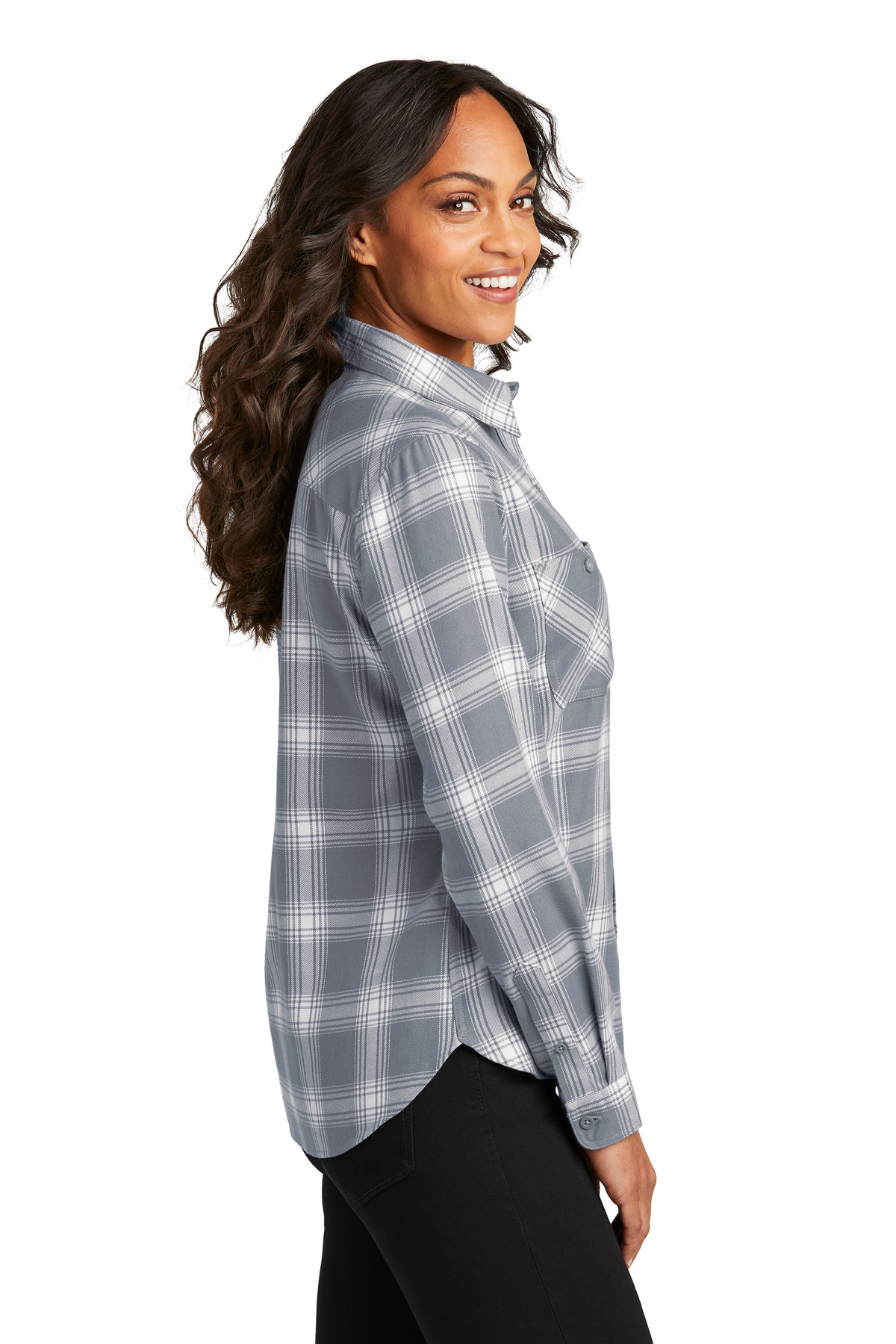 Port Authority Women's Plaid Flannel Shirt LW669