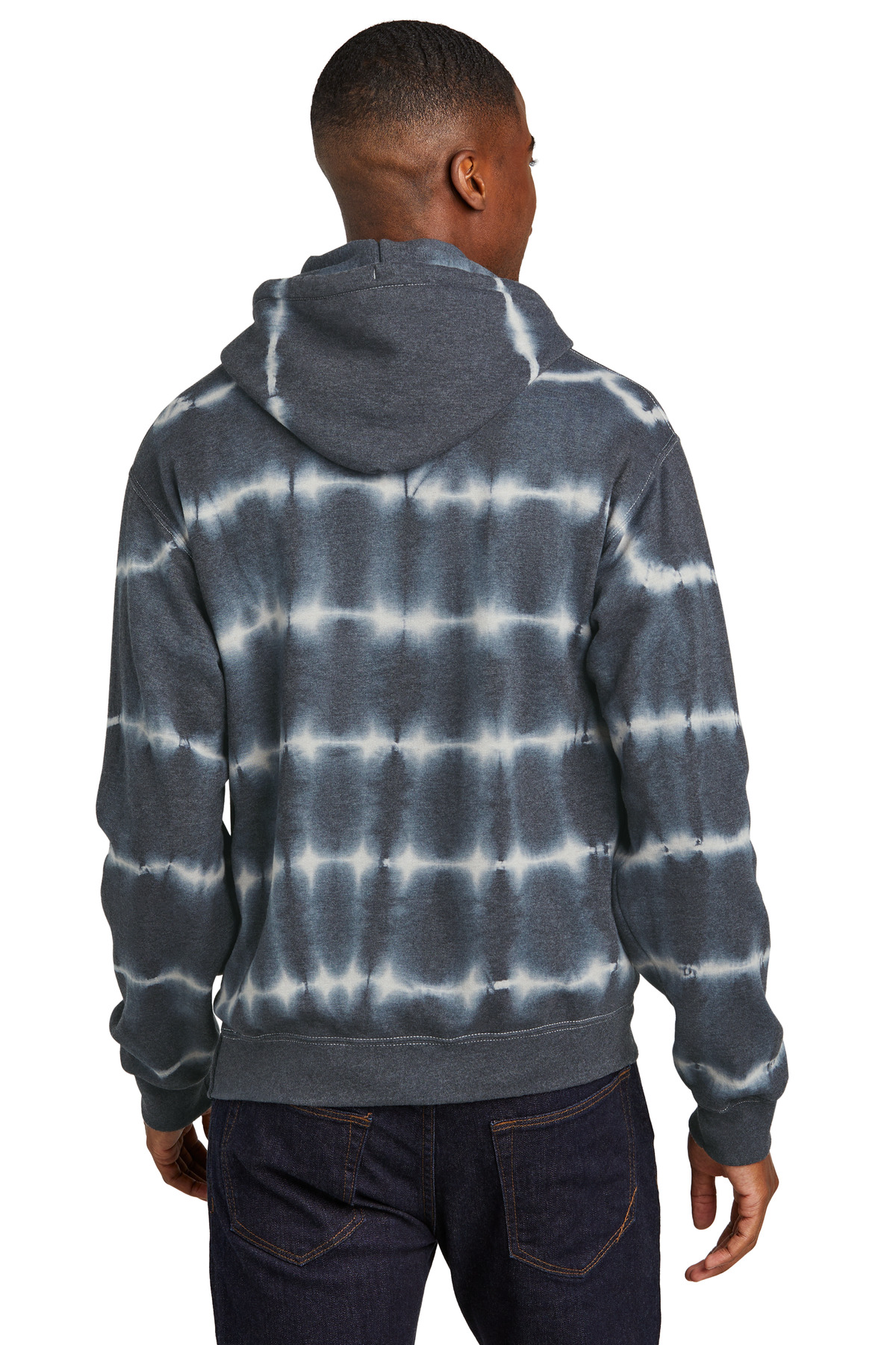 Port & Company Allover Stripe Tie-Dye Fleece PC143