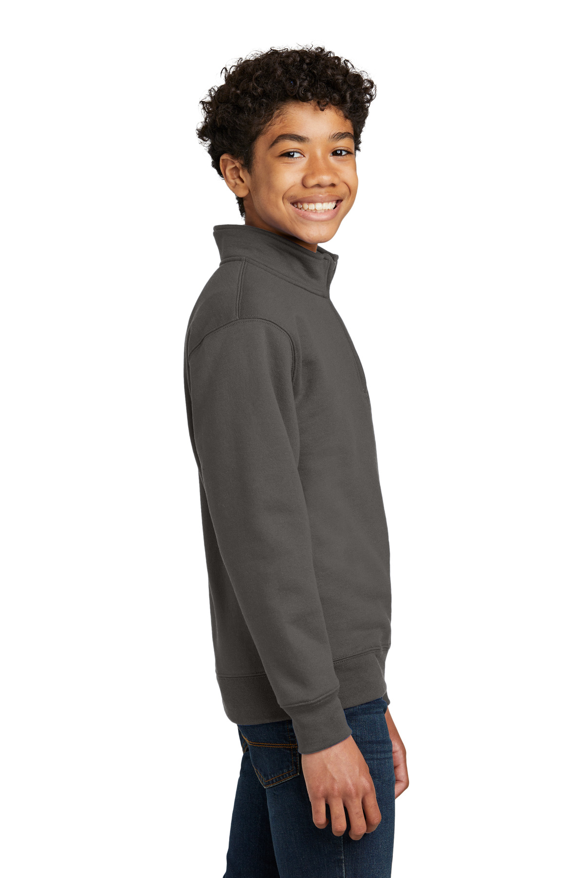 Port & Company Youth Core Fleece 1/4-Zip Pullover Sweatshirt PC78YQ