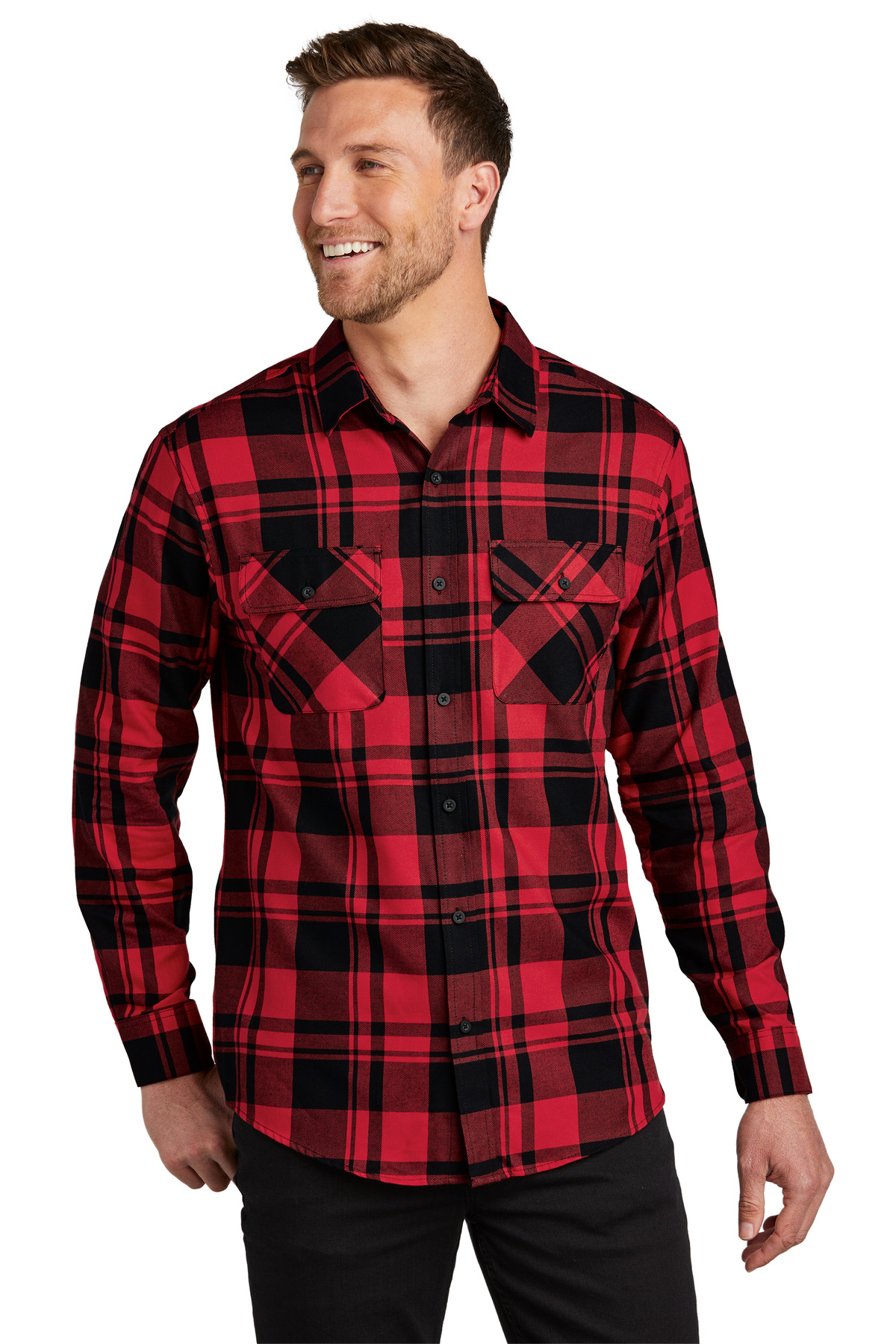 Port Authority ® Plaid Flannel Shirt. W668 - Image 4