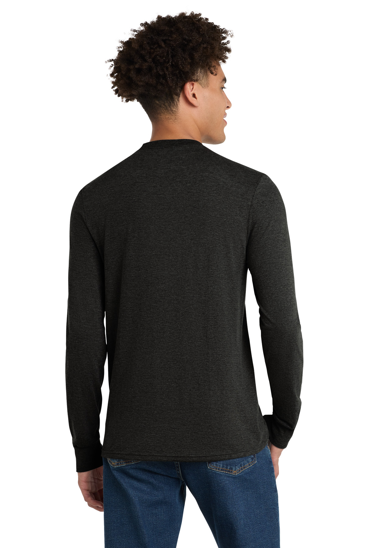 District Perfect Tri Long Sleeve Tee. back view