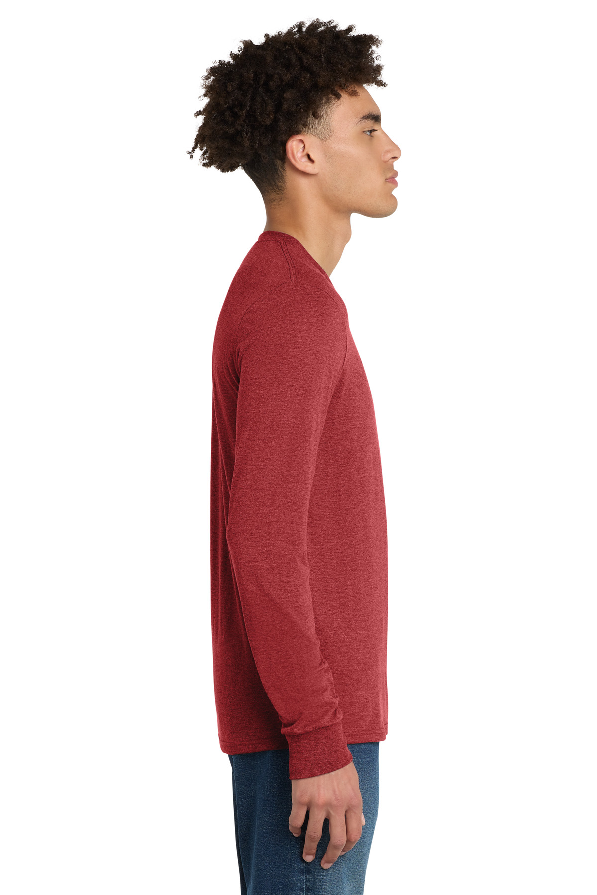 District Perfect Tri Long Sleeve Tee . DM132