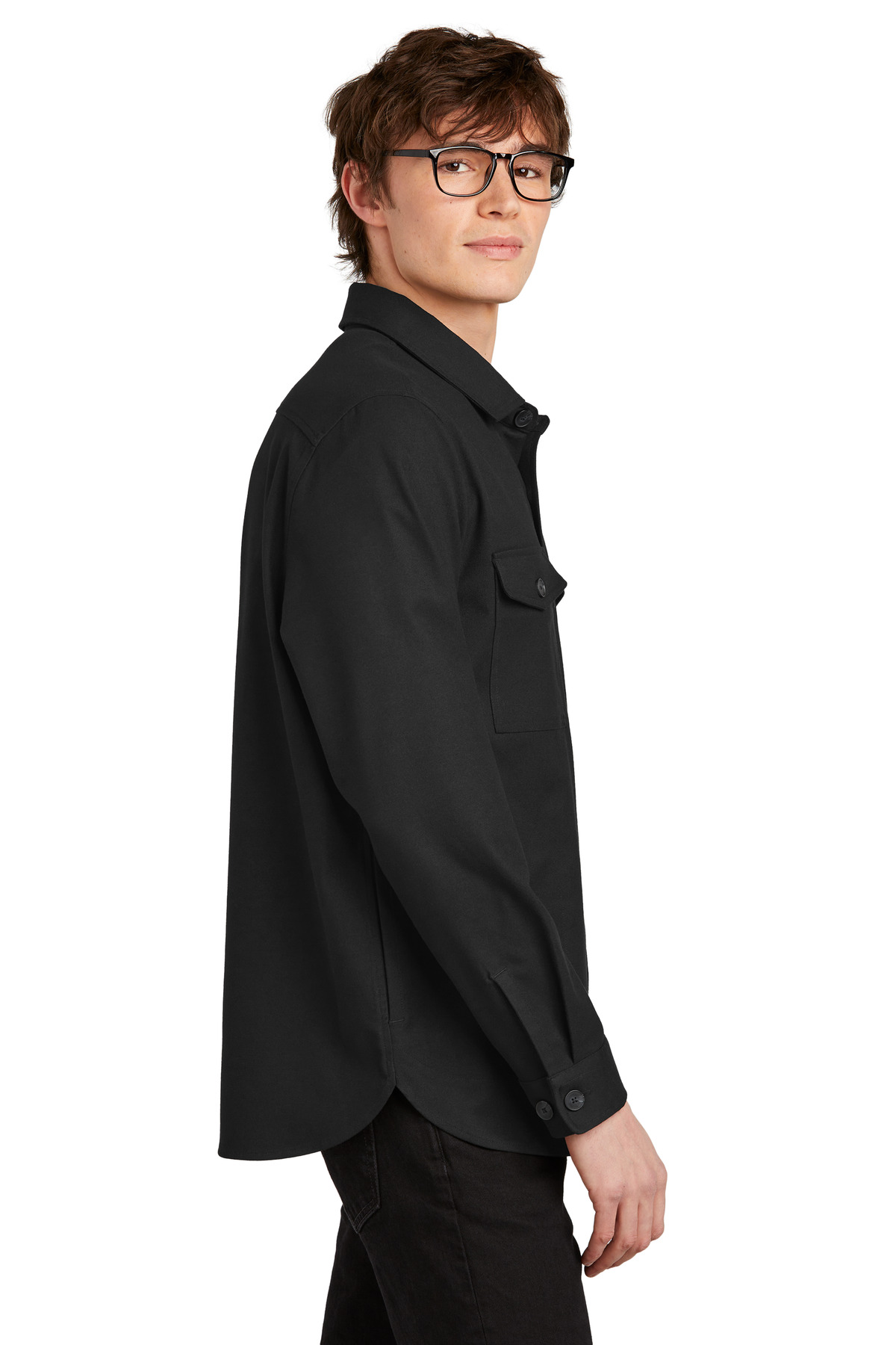 Mercer+Mettle Long Sleeve Twill Overshirt MM2020