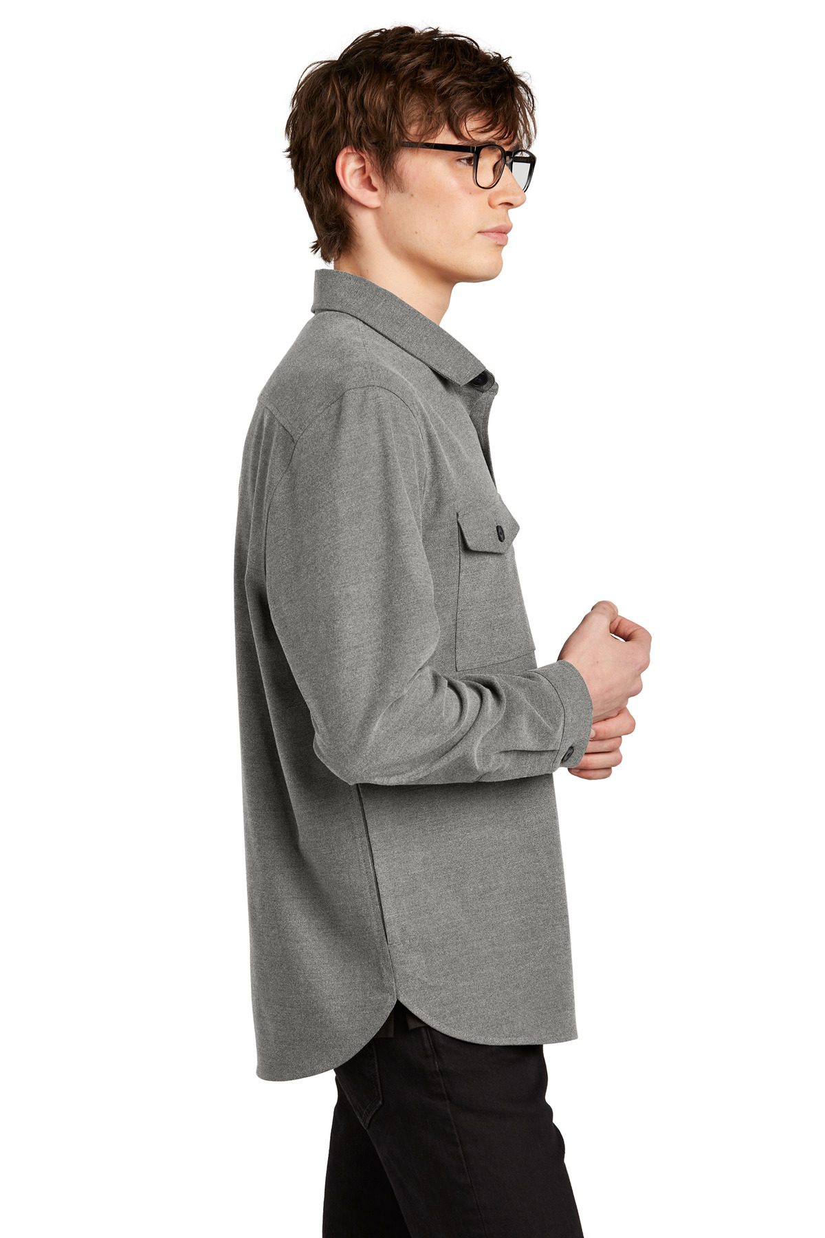Mercer+Mettle Long Sleeve Twill Overshirt MM2020