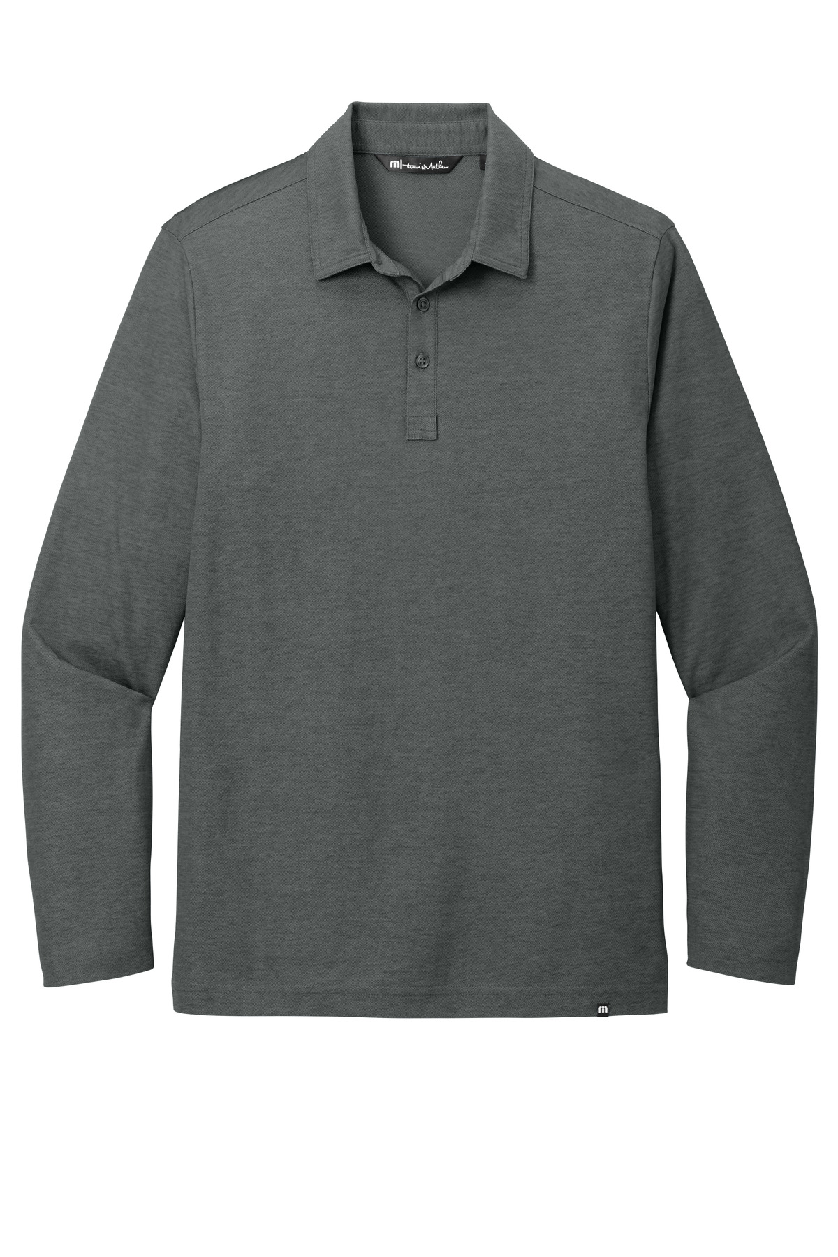 TravisMathew Oceanside Heather Long Sleeve Polo TM1MZ343
