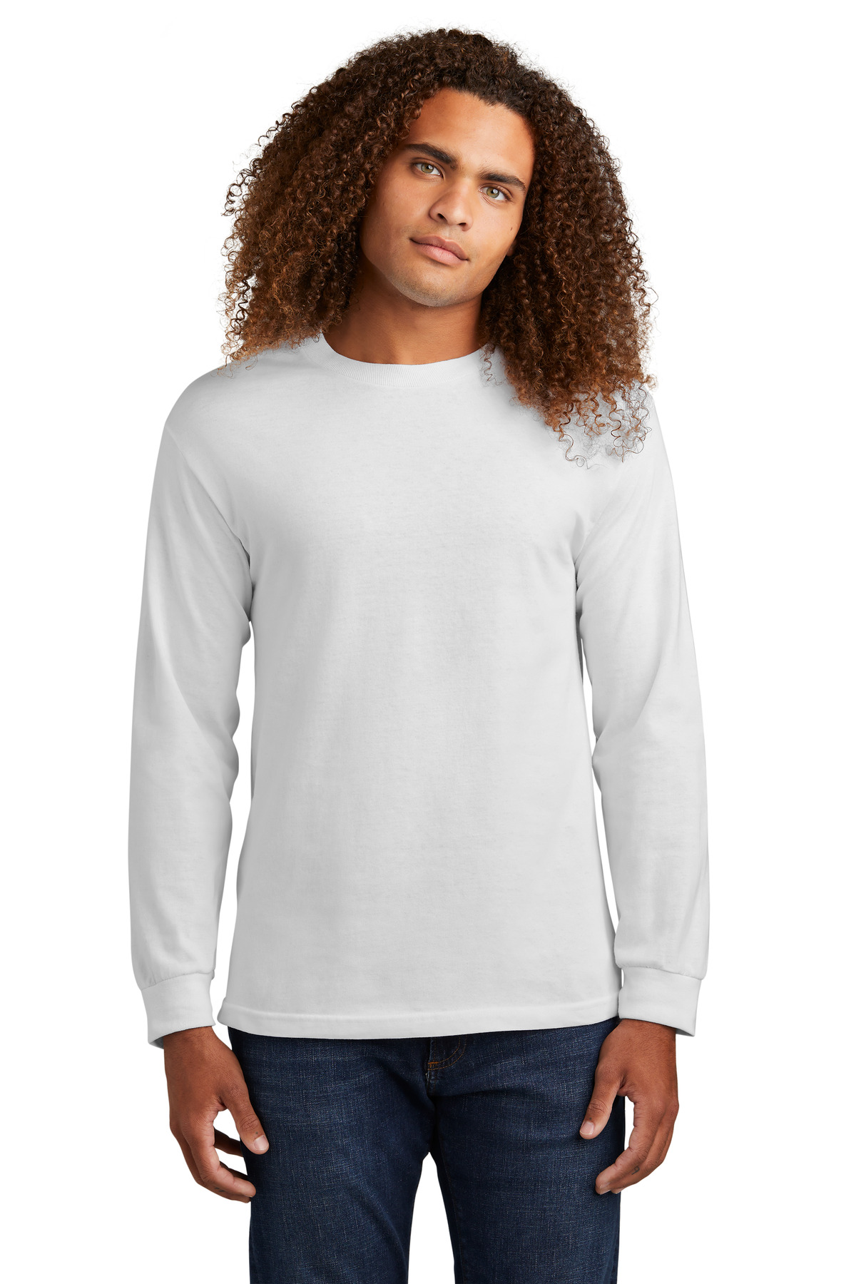 American Apparel Heavyweight Unisex Long Sleeve T&#45;Shirt-American Apparel