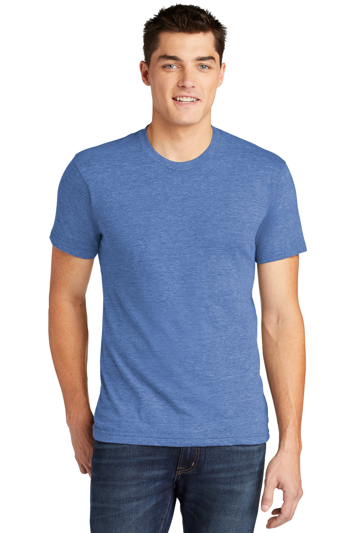 American Apparel Tri-Blend Short Sleeve Track T-Shirt-American Apparel
