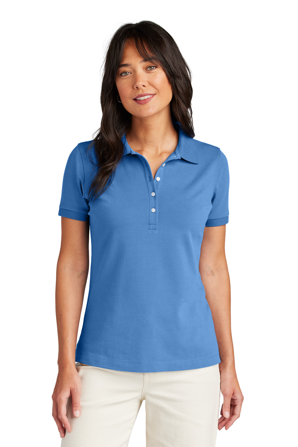 Brooks Brothers Women&#39;s Pima Cotton Pique Polo-Brooks Brothers