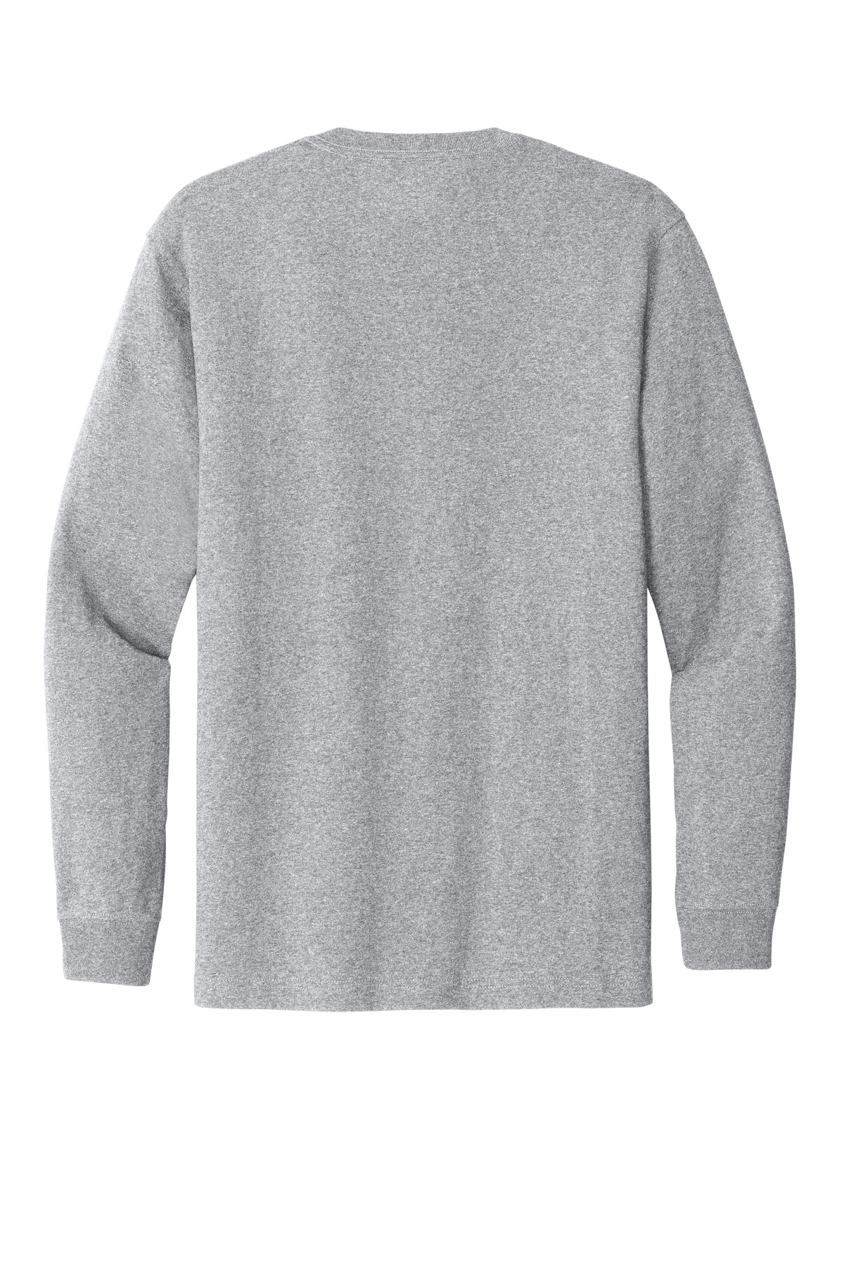 Carhartt Workwear Pocket Long Sleeve T-Shirt. CTK126 in Heather Grey — Back