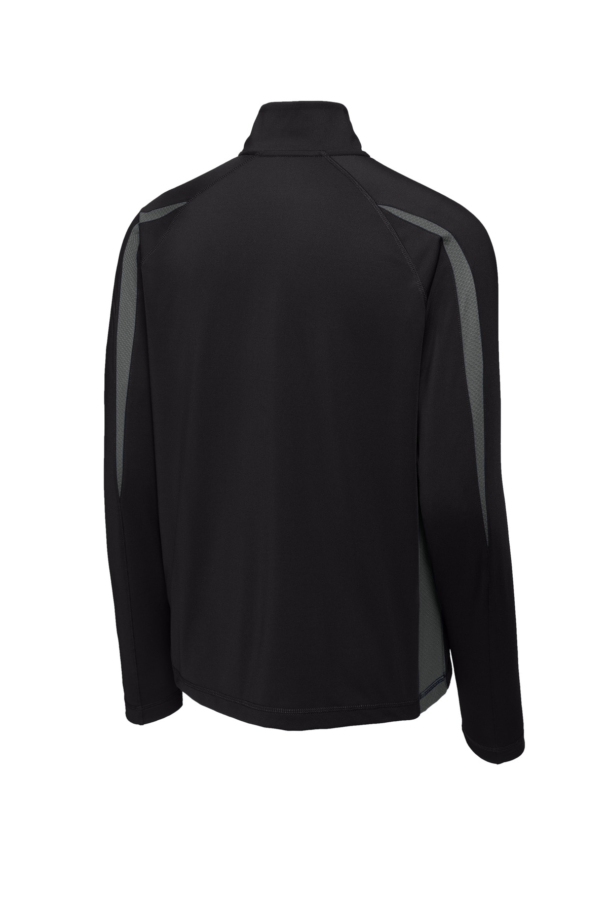 Sport-Tek Sport-Wick Stretch 1/4-Zip Colorblock Pullover