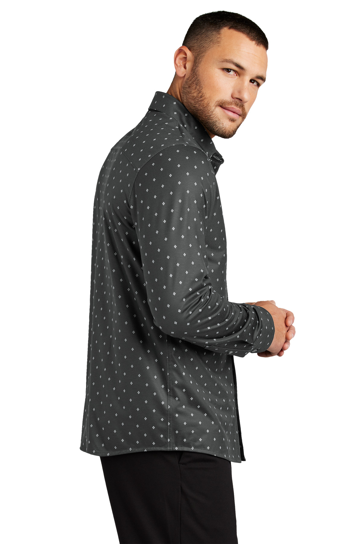 Mercer+Mettle Stretch Jersey Long Sleeve Shirt MM1018