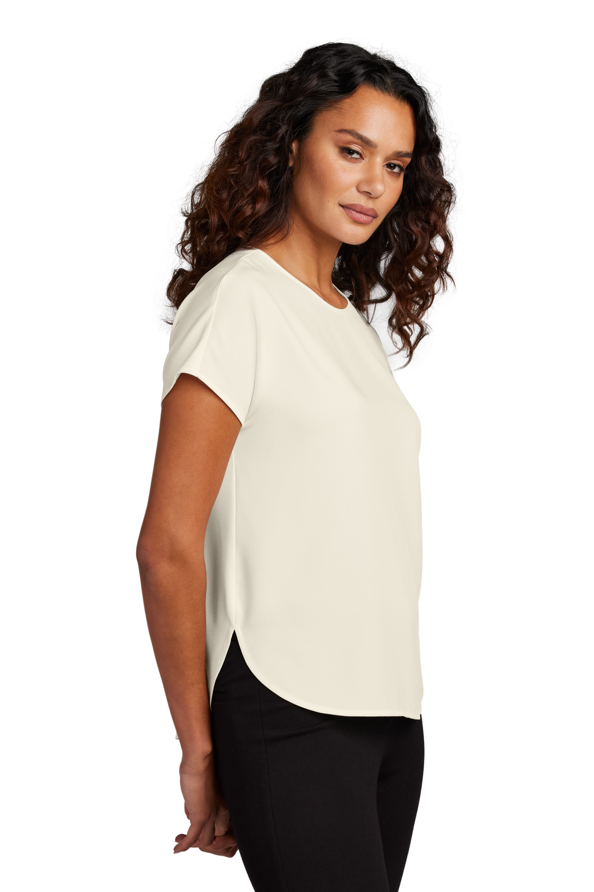Mercer+Mettle Women's Stretch Crepe Crew MM2015